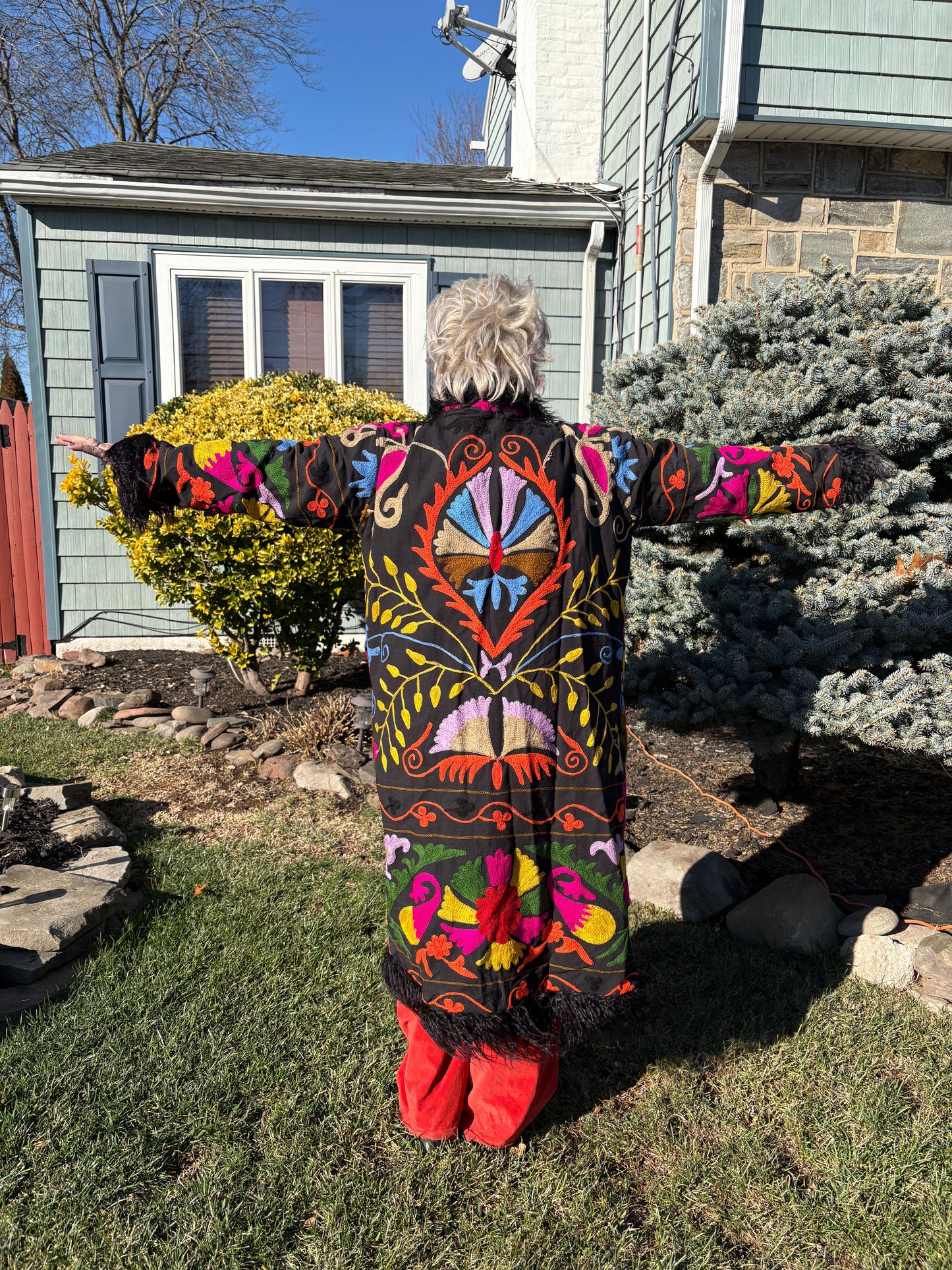 Fuzzy Bohemian Coat #01