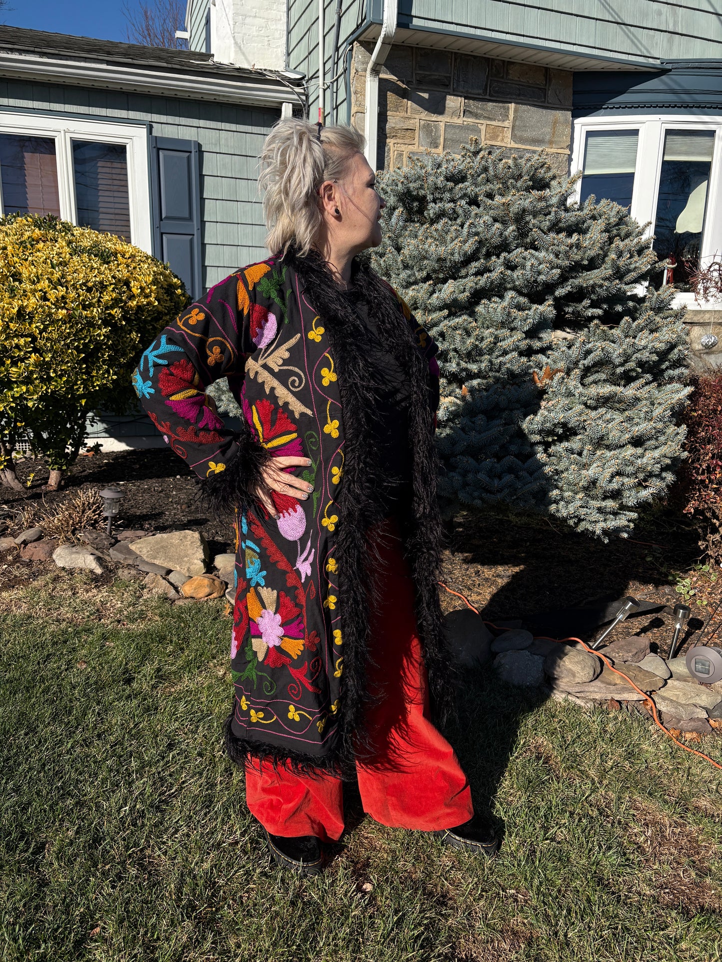 Fuzzy Bohemian Coat #03