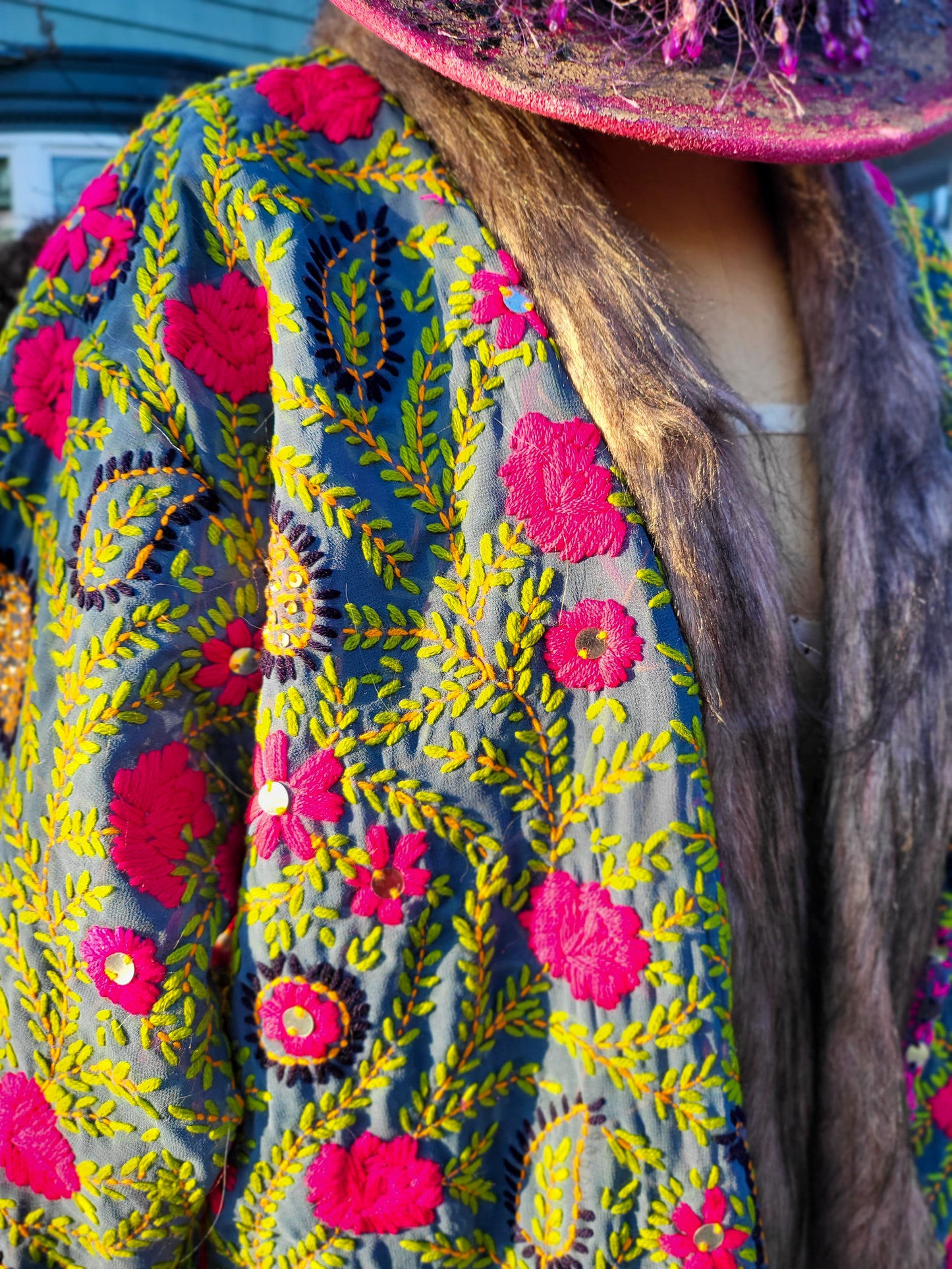 Faux Fur Bohemian Coat #08