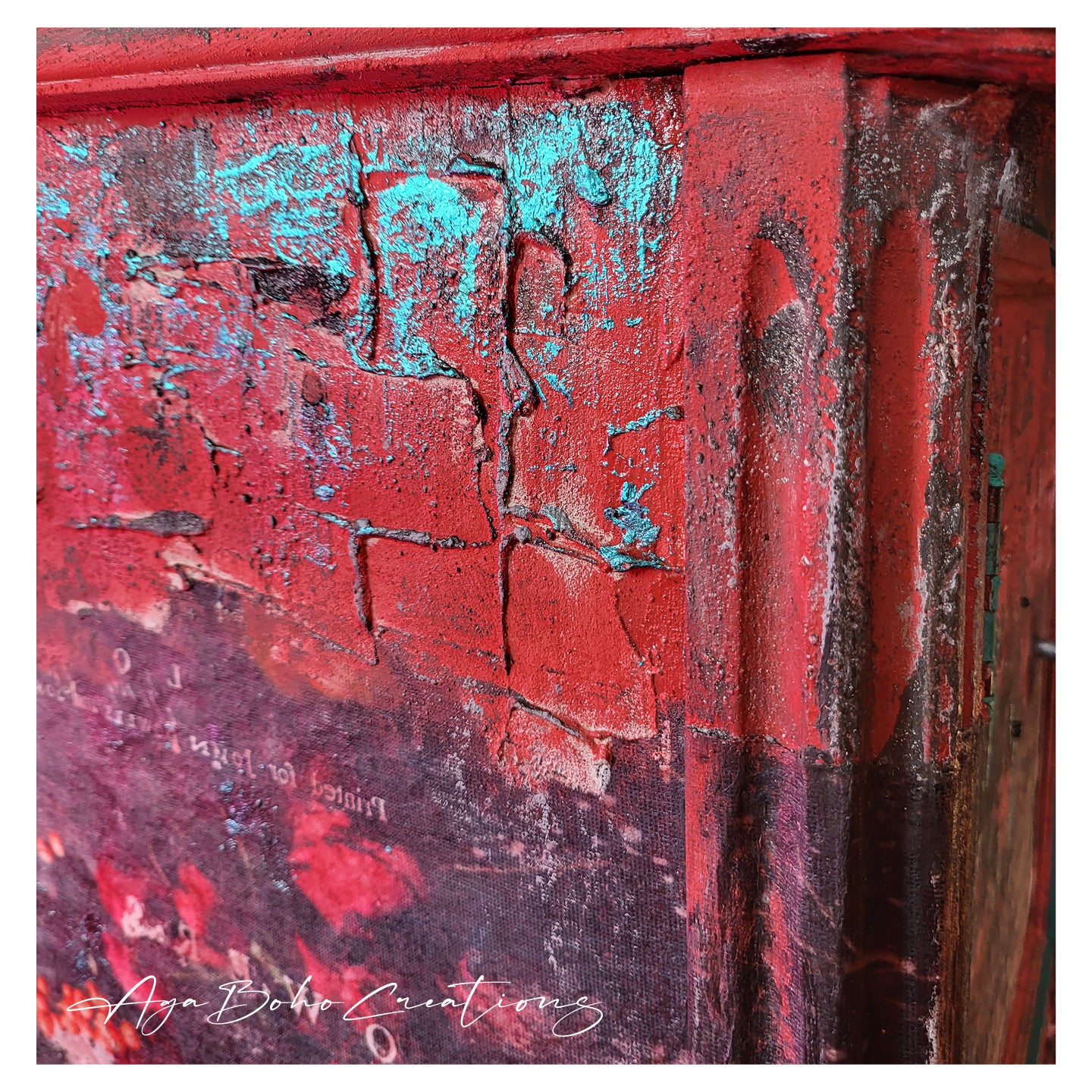 Wavy Red Buffet Table