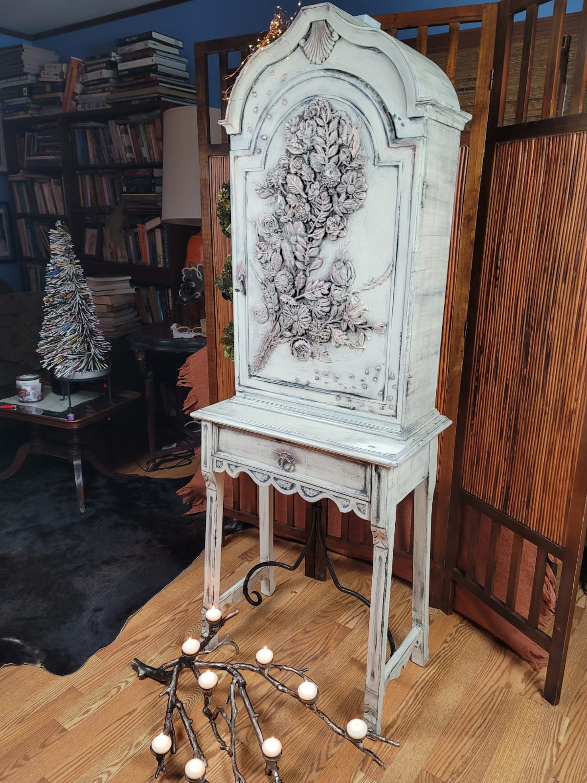 Vintage Floral Cupboard
