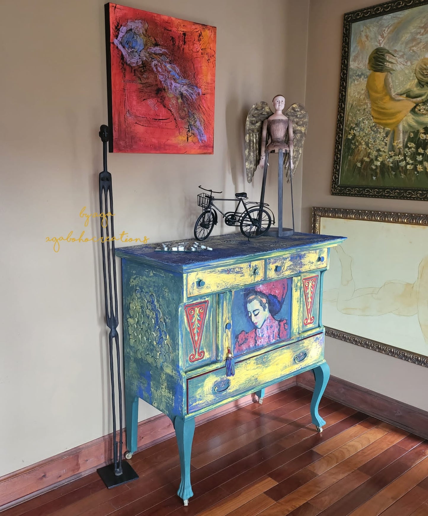 Woman in the Sideboard