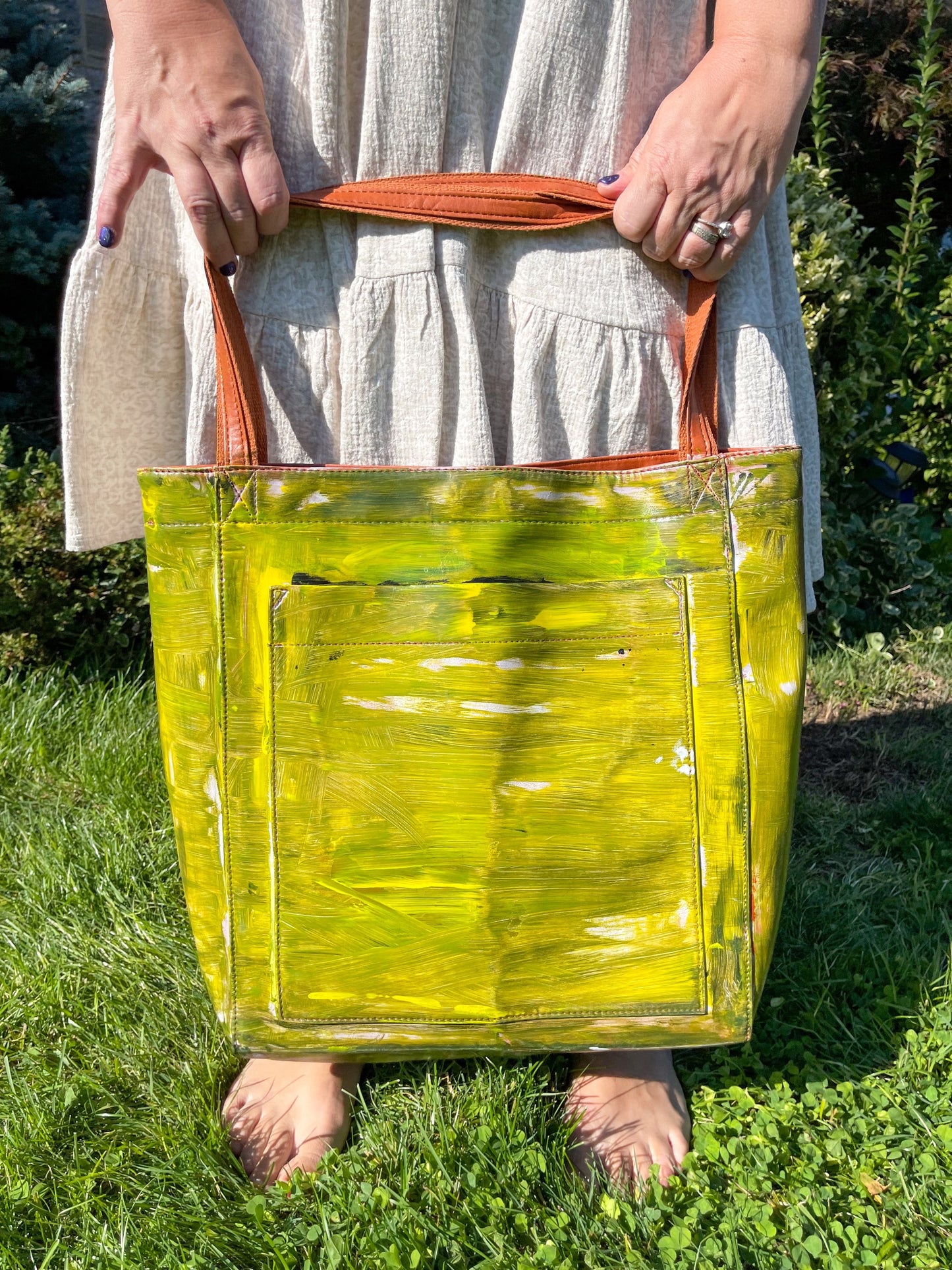 Pink Lady Leather Shoulder Bag