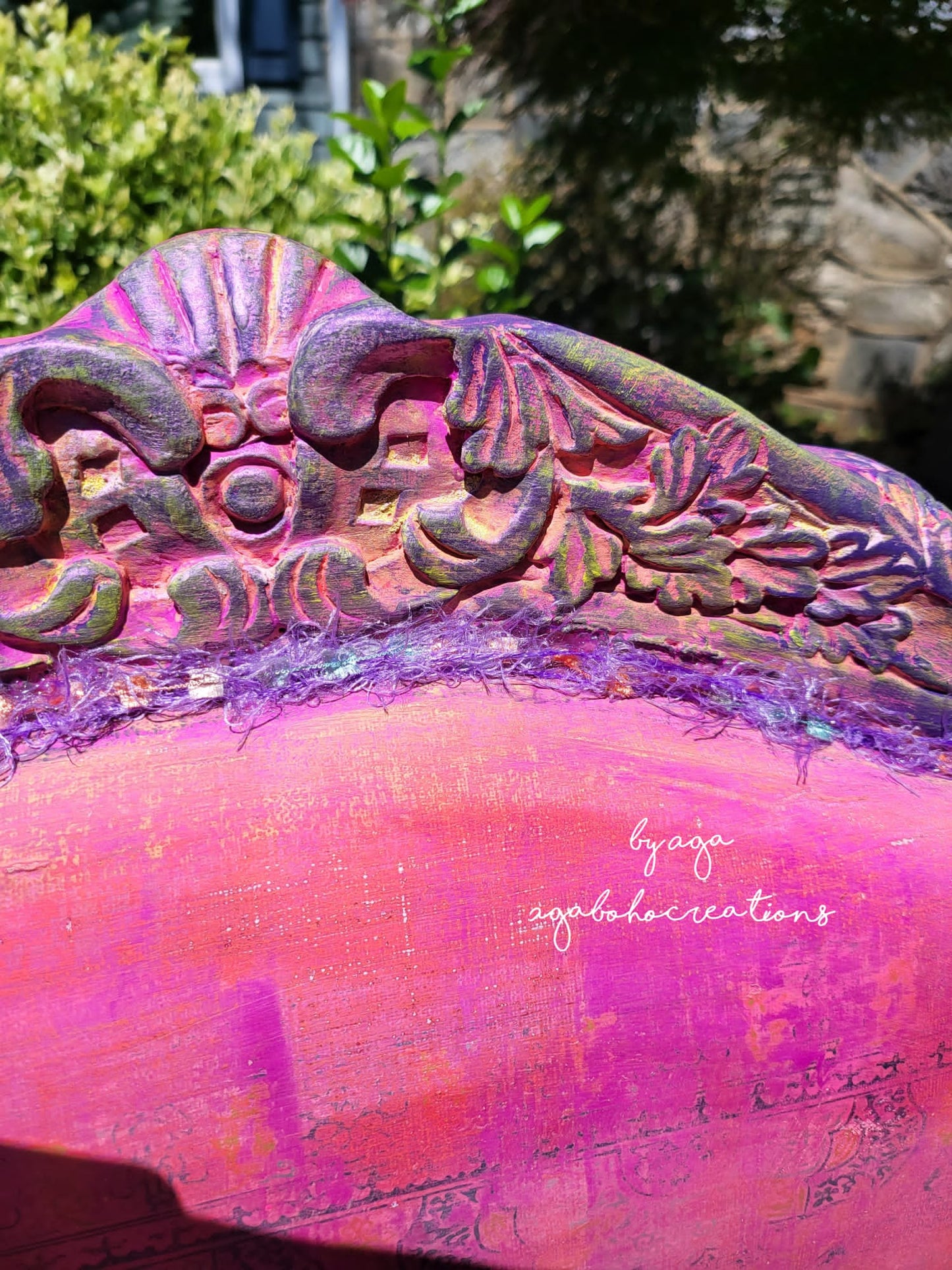 Whimsical Hot Pink Armchair