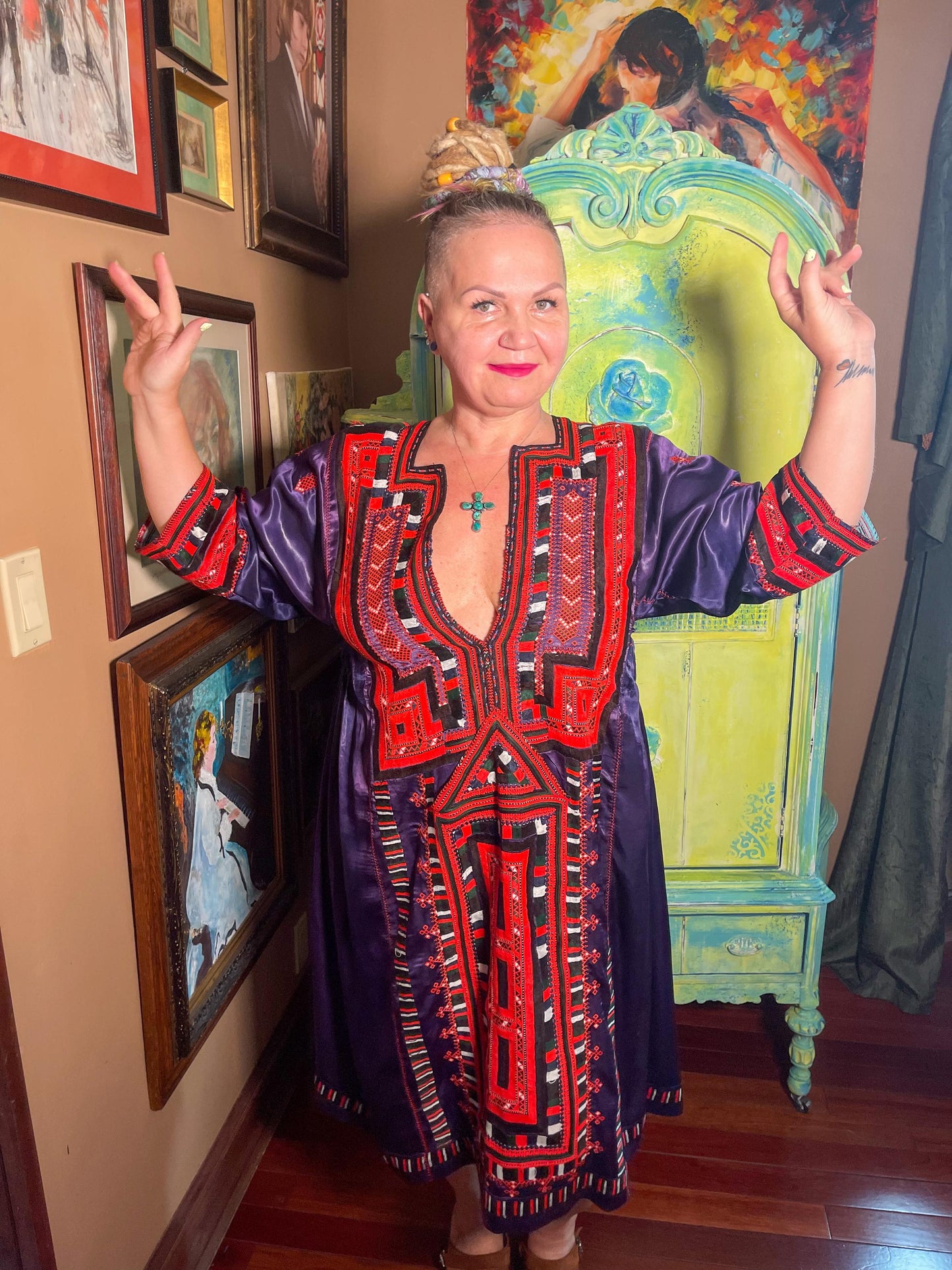 Vintage Afghan Dress