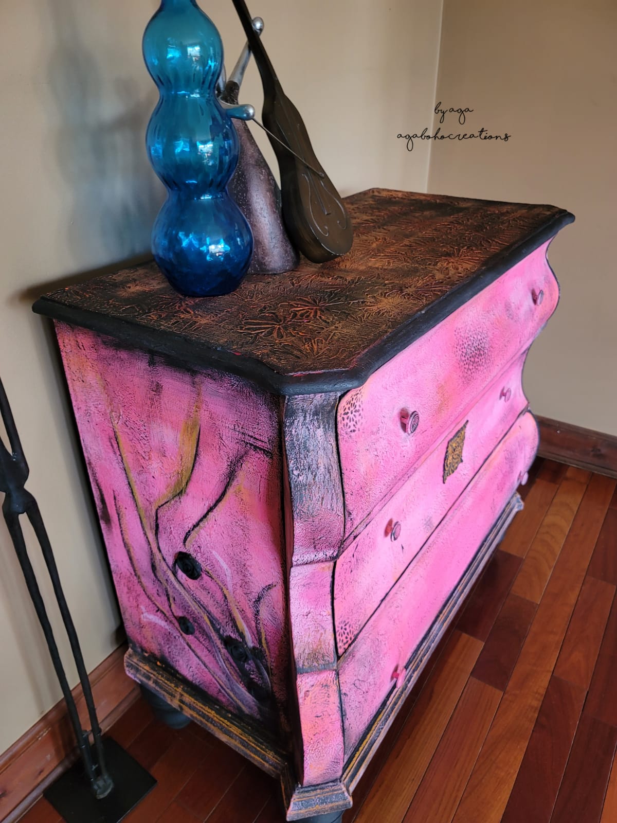 Bohemian Pink Dresser