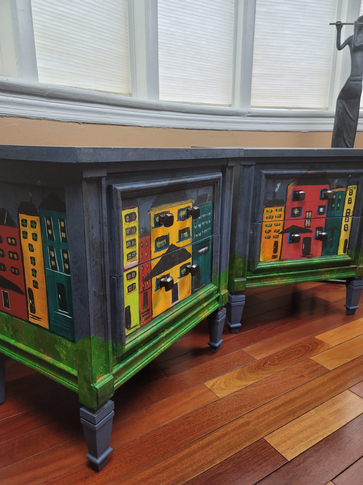 Kandinsky Inspired End Tables
