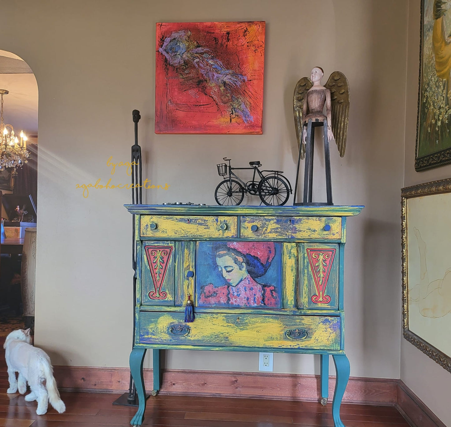 Woman in the Sideboard