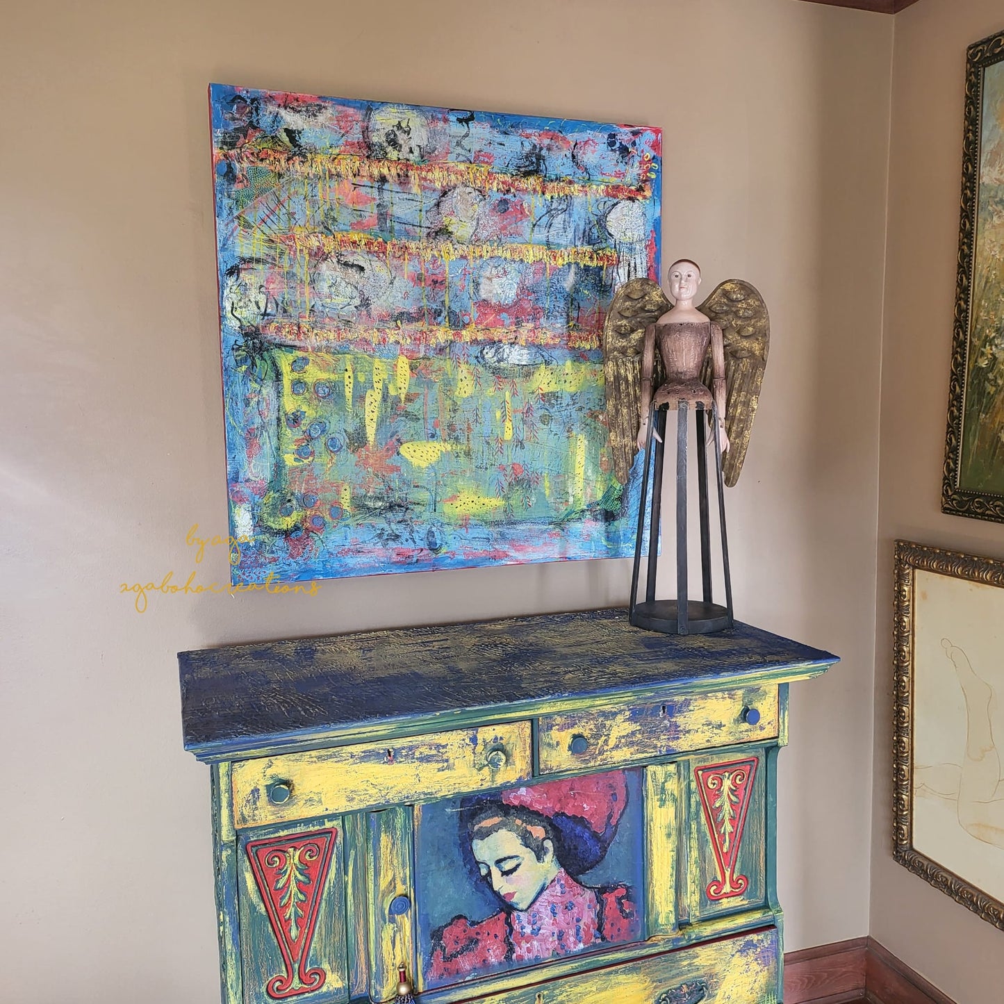 Woman in the Sideboard
