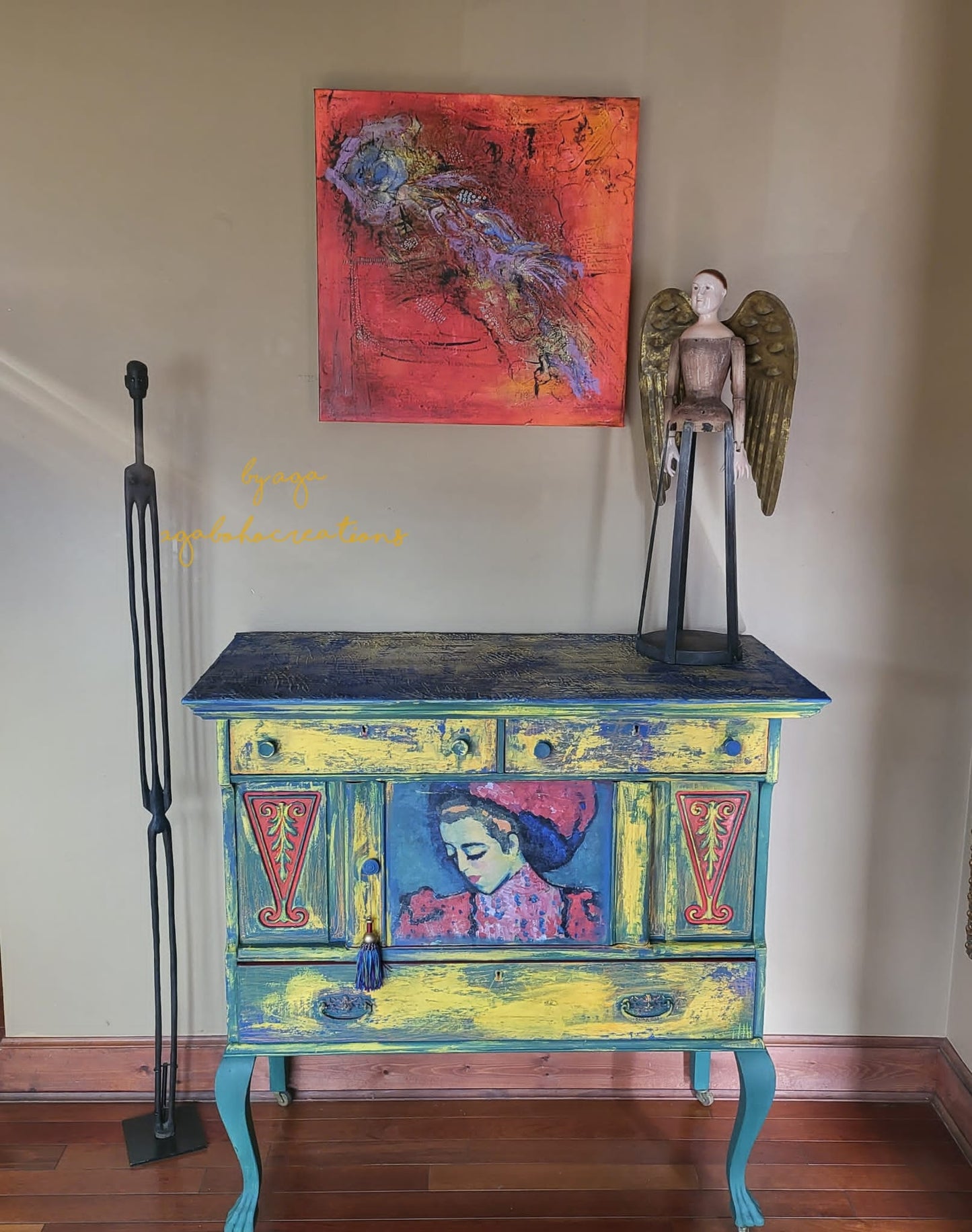 Woman in the Sideboard