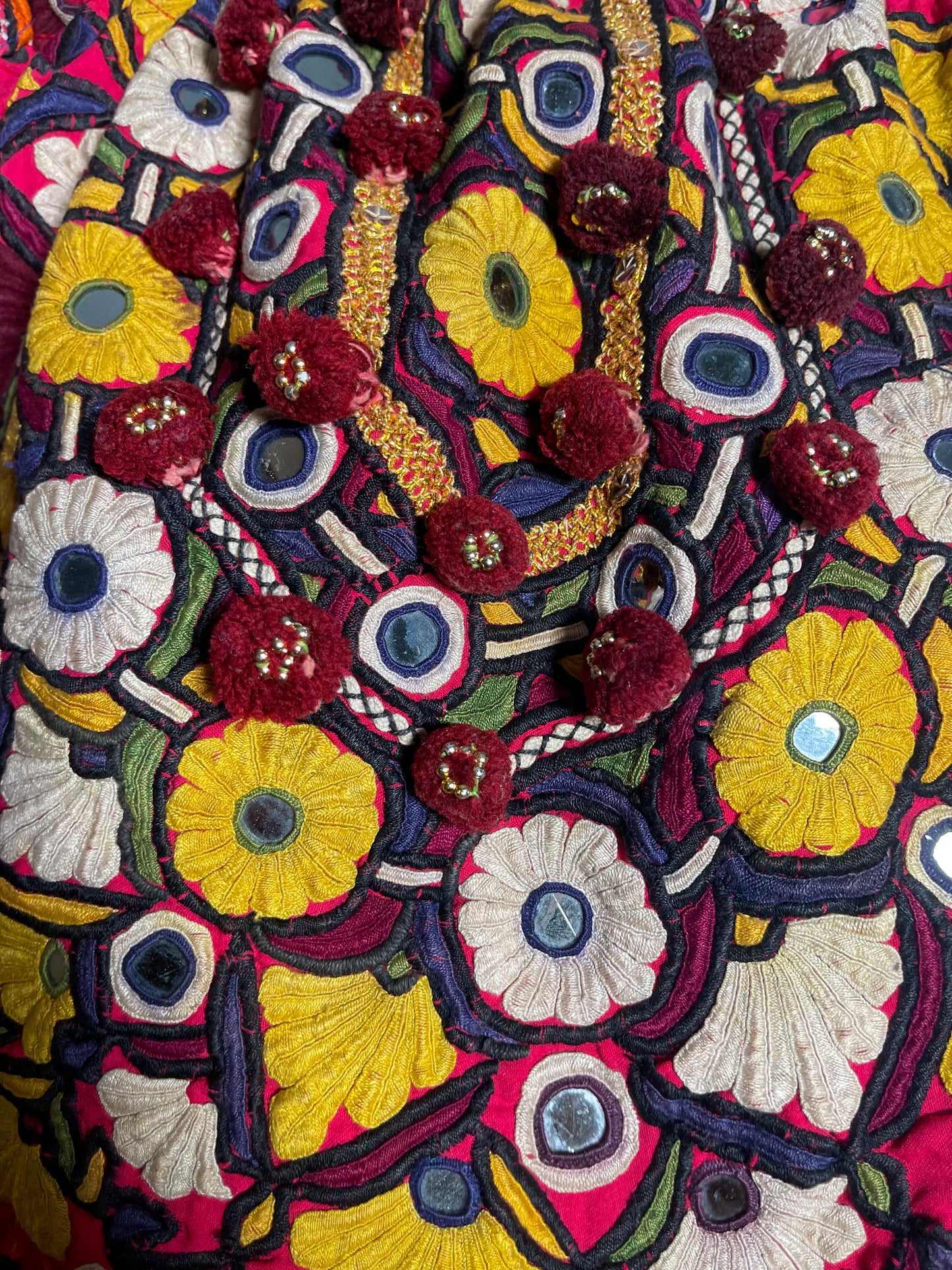 Colorful Embroidered Boho Top