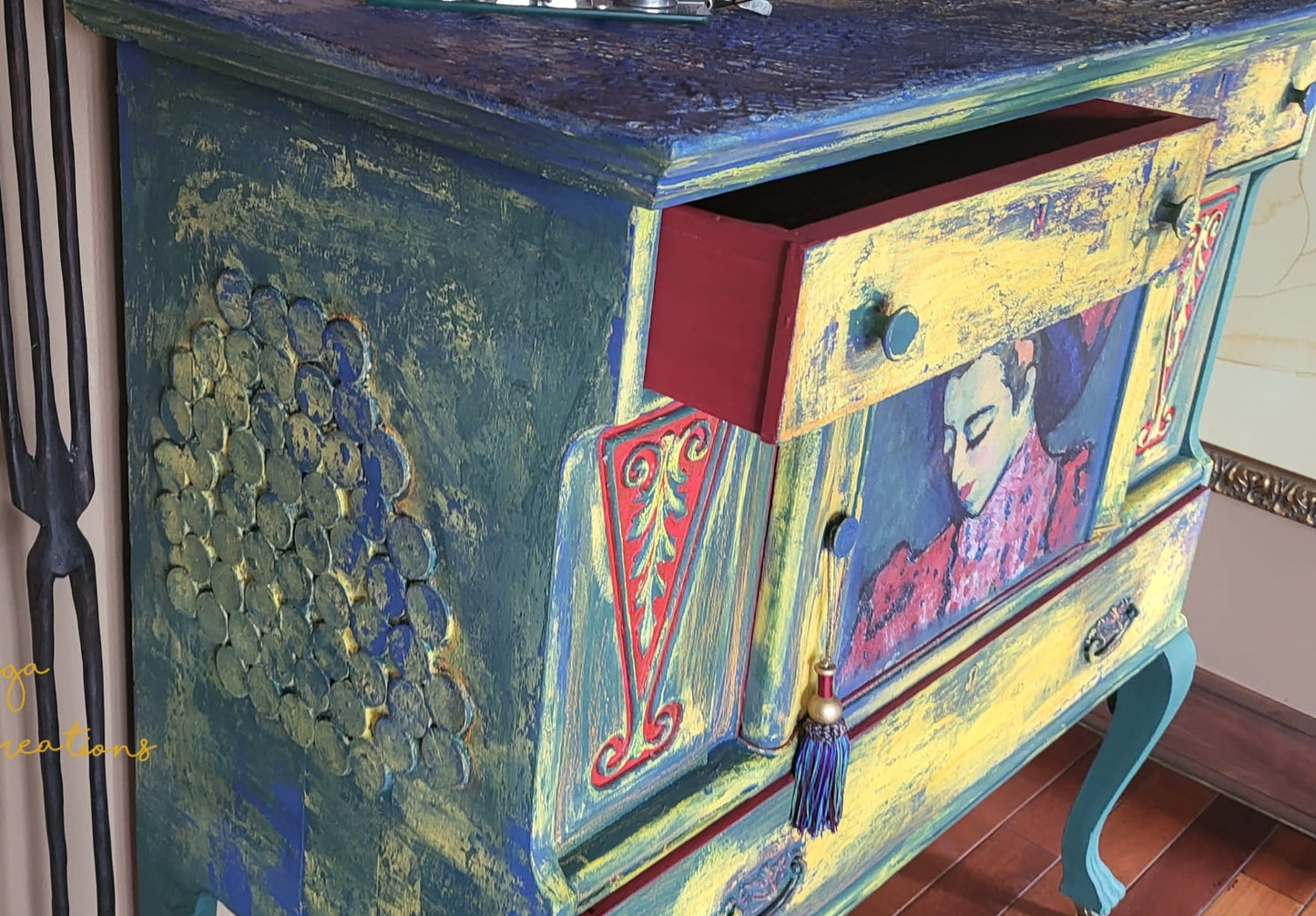 Woman in the Sideboard