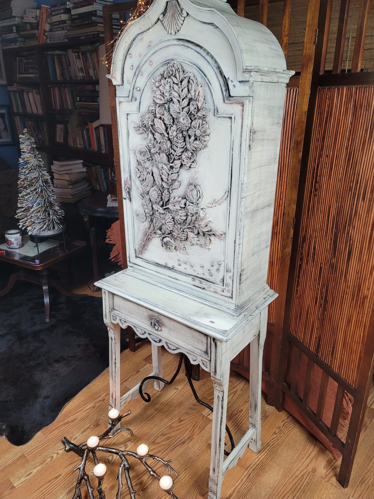 Vintage Floral Cupboard