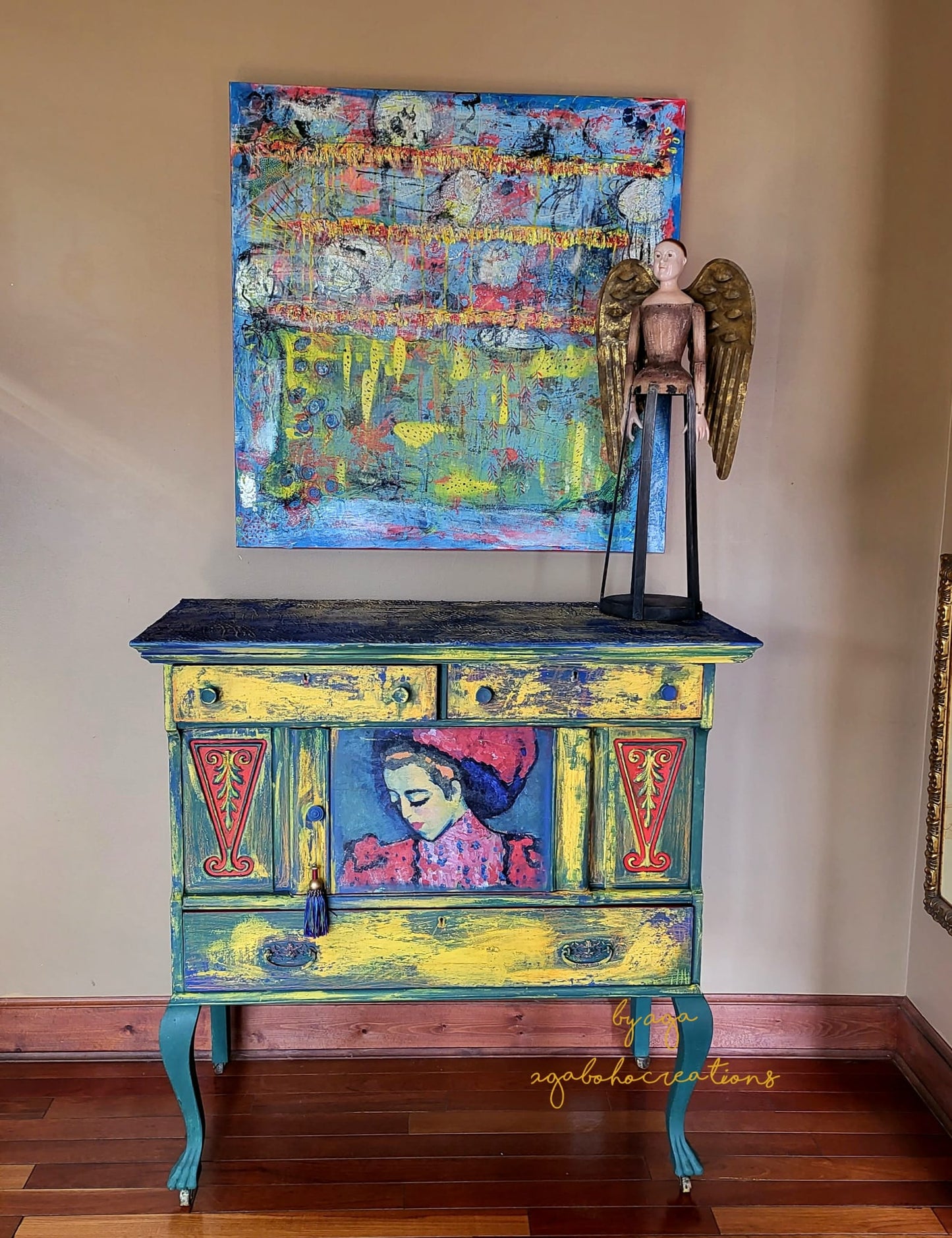 Woman in the Sideboard