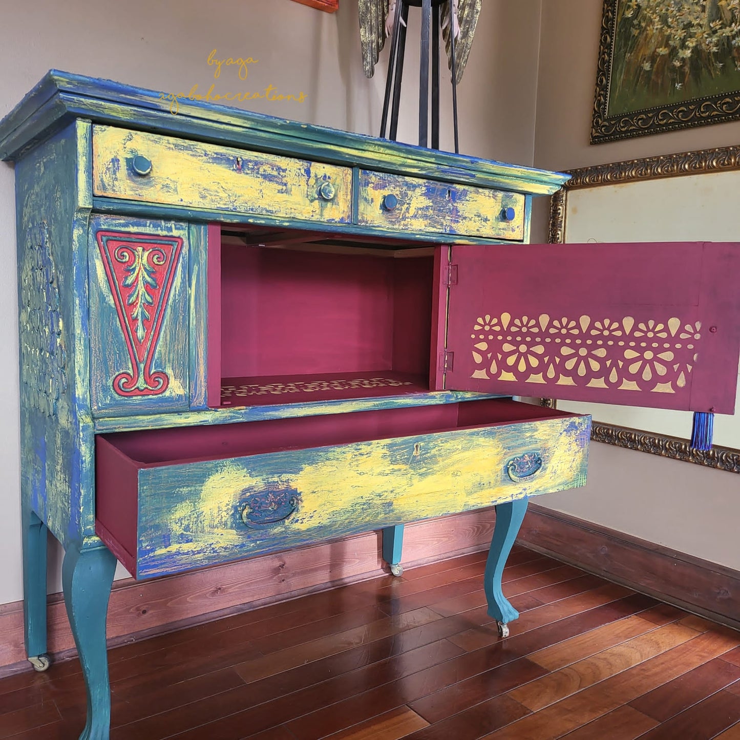 Woman in the Sideboard