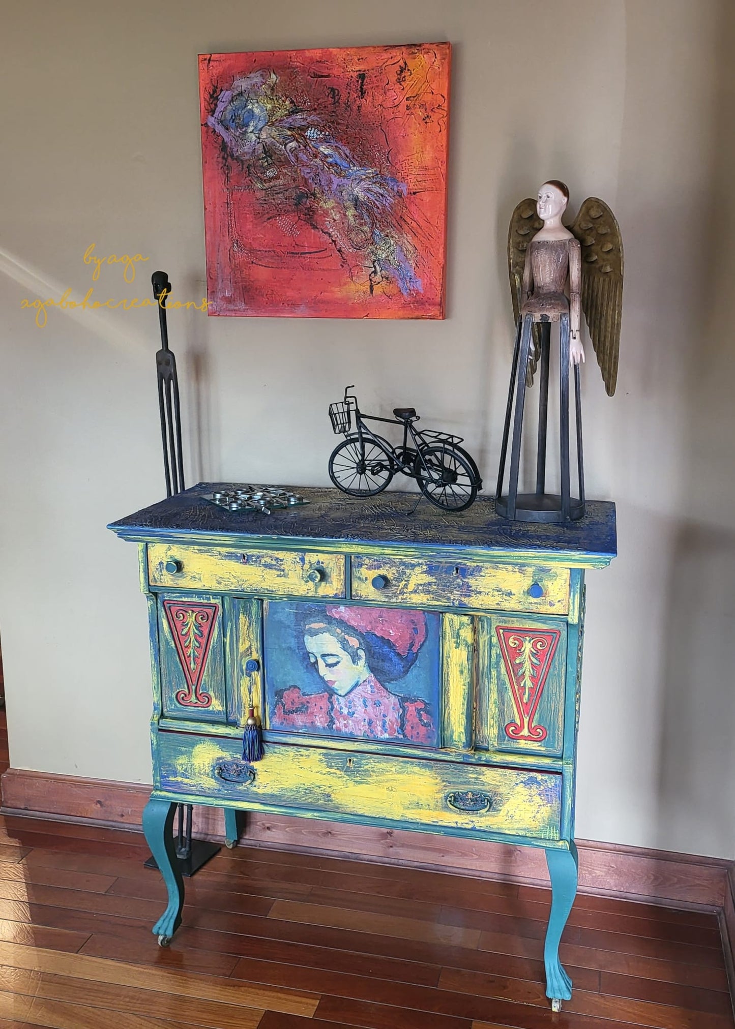 Woman in the Sideboard