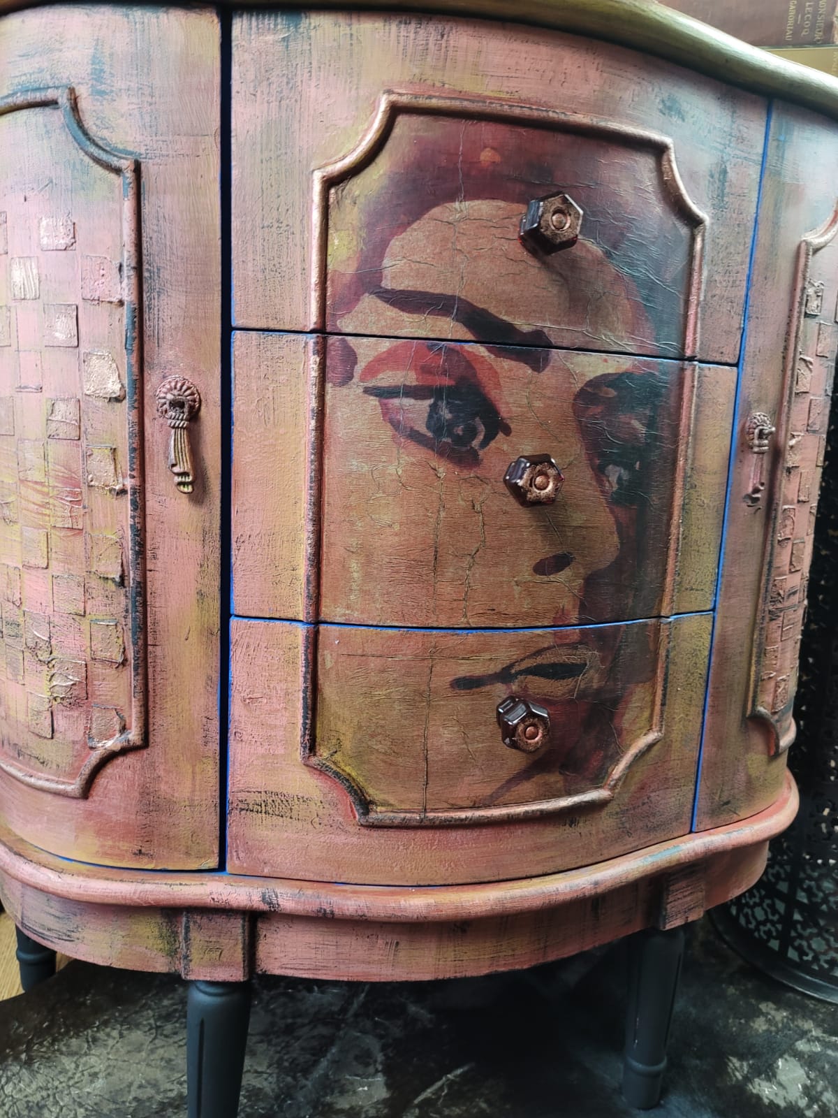 Funky Entry Cabinet