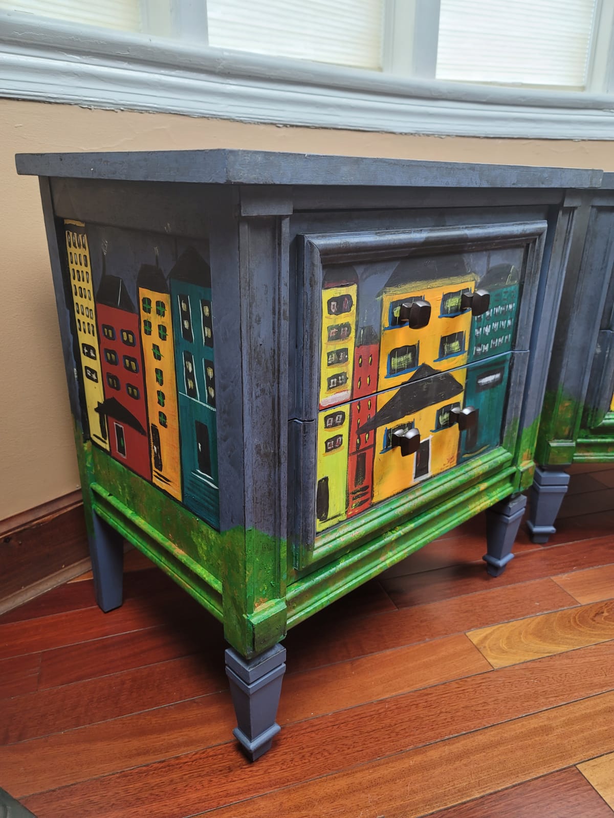 Kandinsky Inspired End Tables