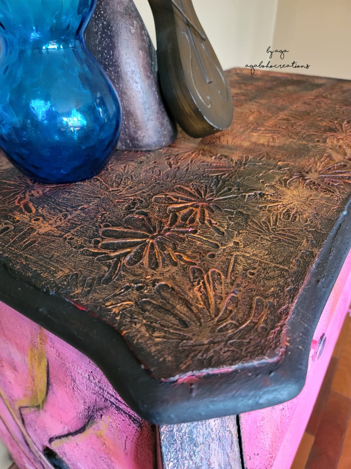 Bohemian Pink Dresser