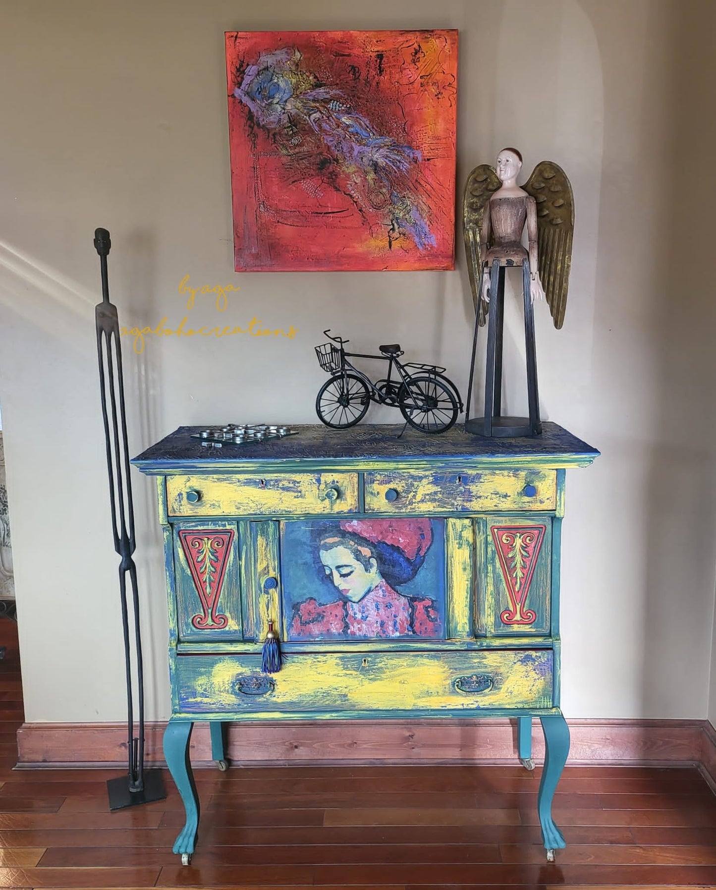 Woman in the Sideboard