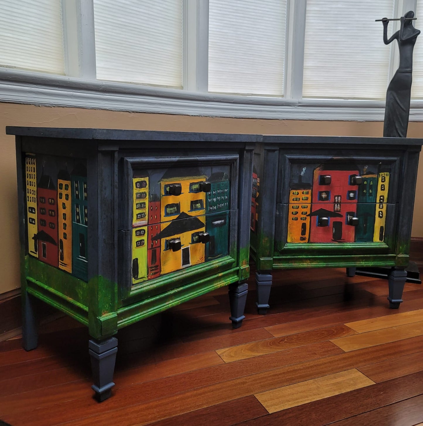Kandinsky Inspired End Tables