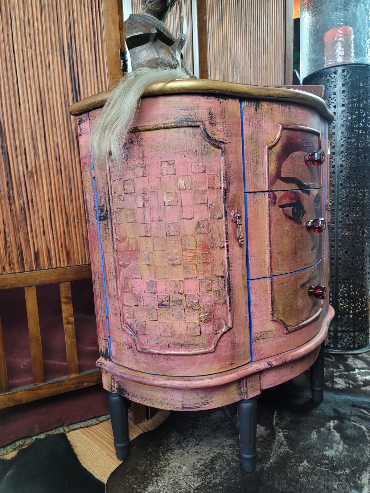 Funky Entry Cabinet