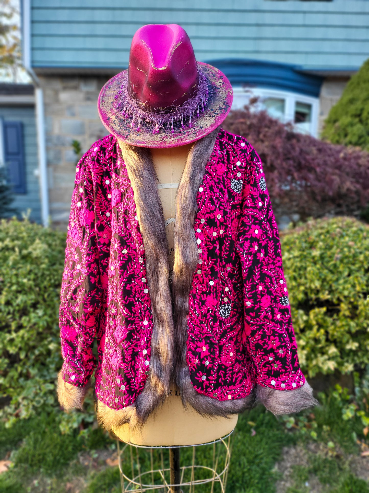 Faux Fur Bohemian Coat #04