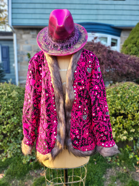 Faux Fur Bohemian Coat #04