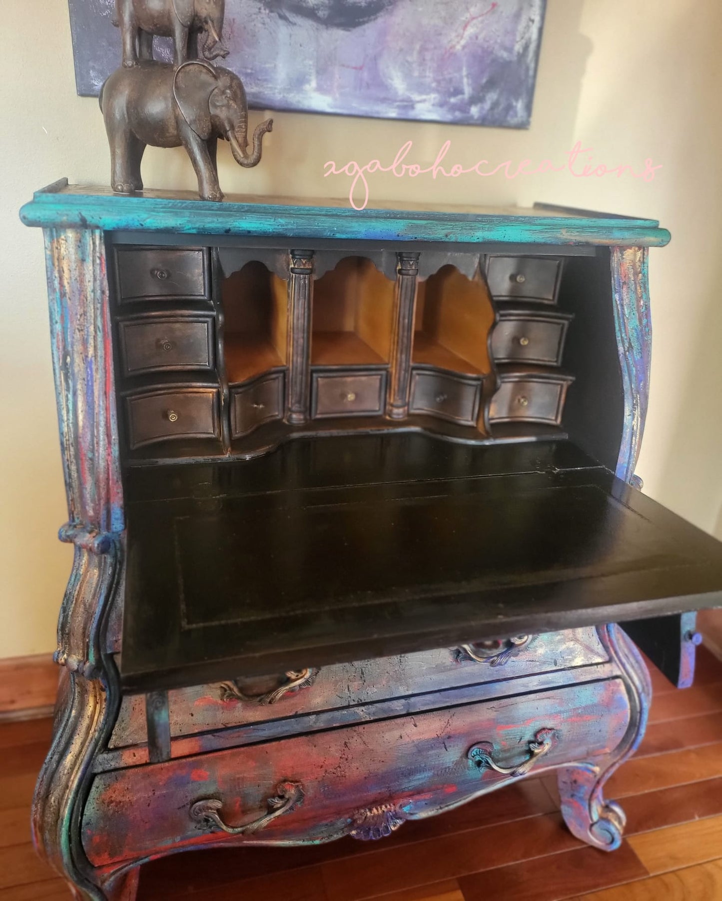 Colorful Dresser Secretary