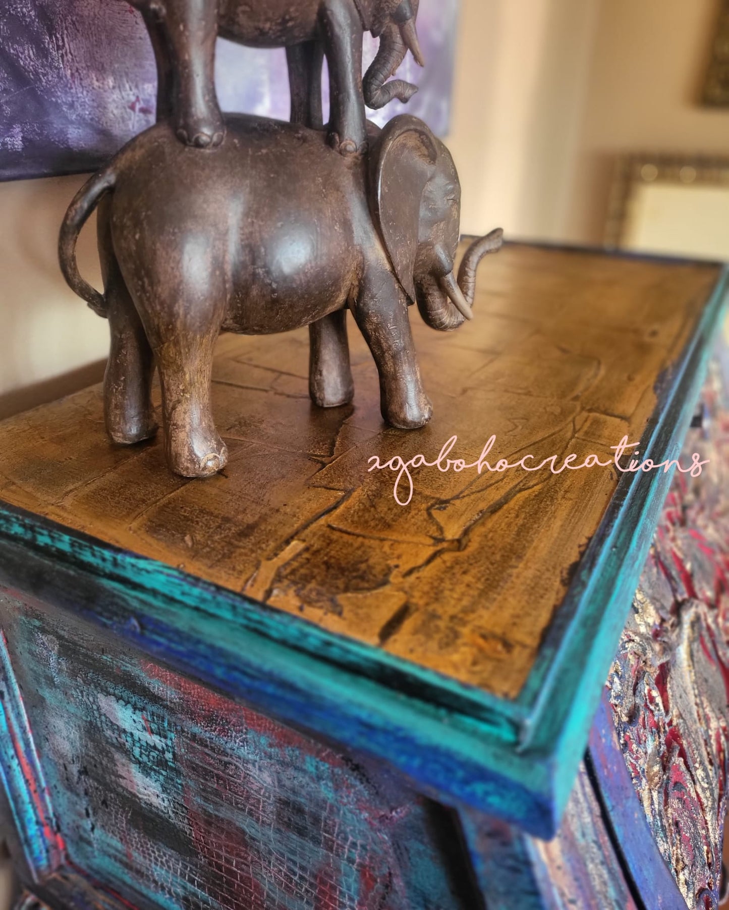 Colorful Dresser Secretary