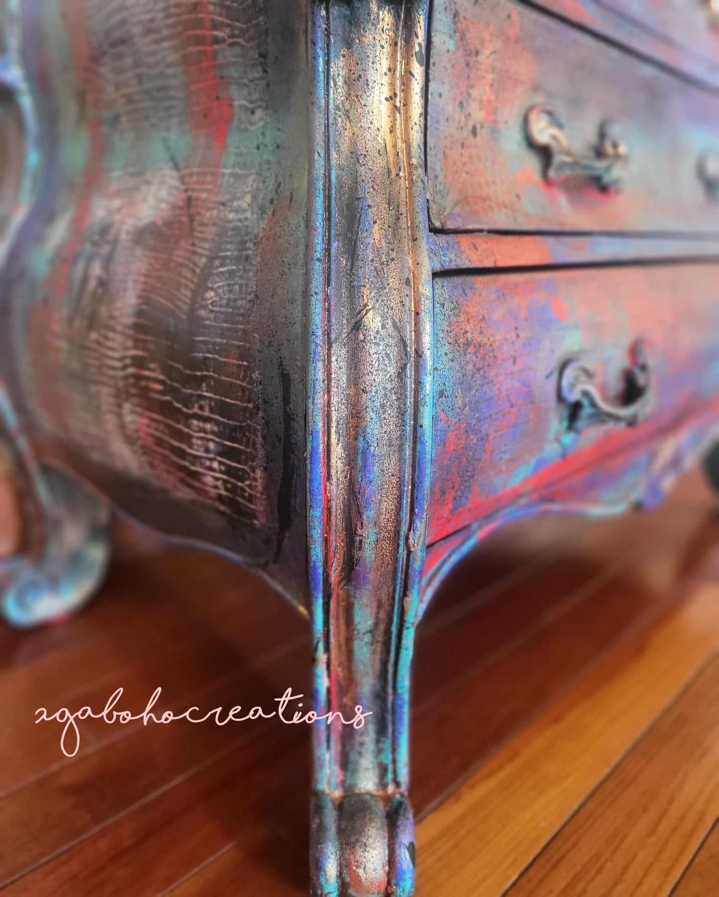 Colorful Dresser Secretary