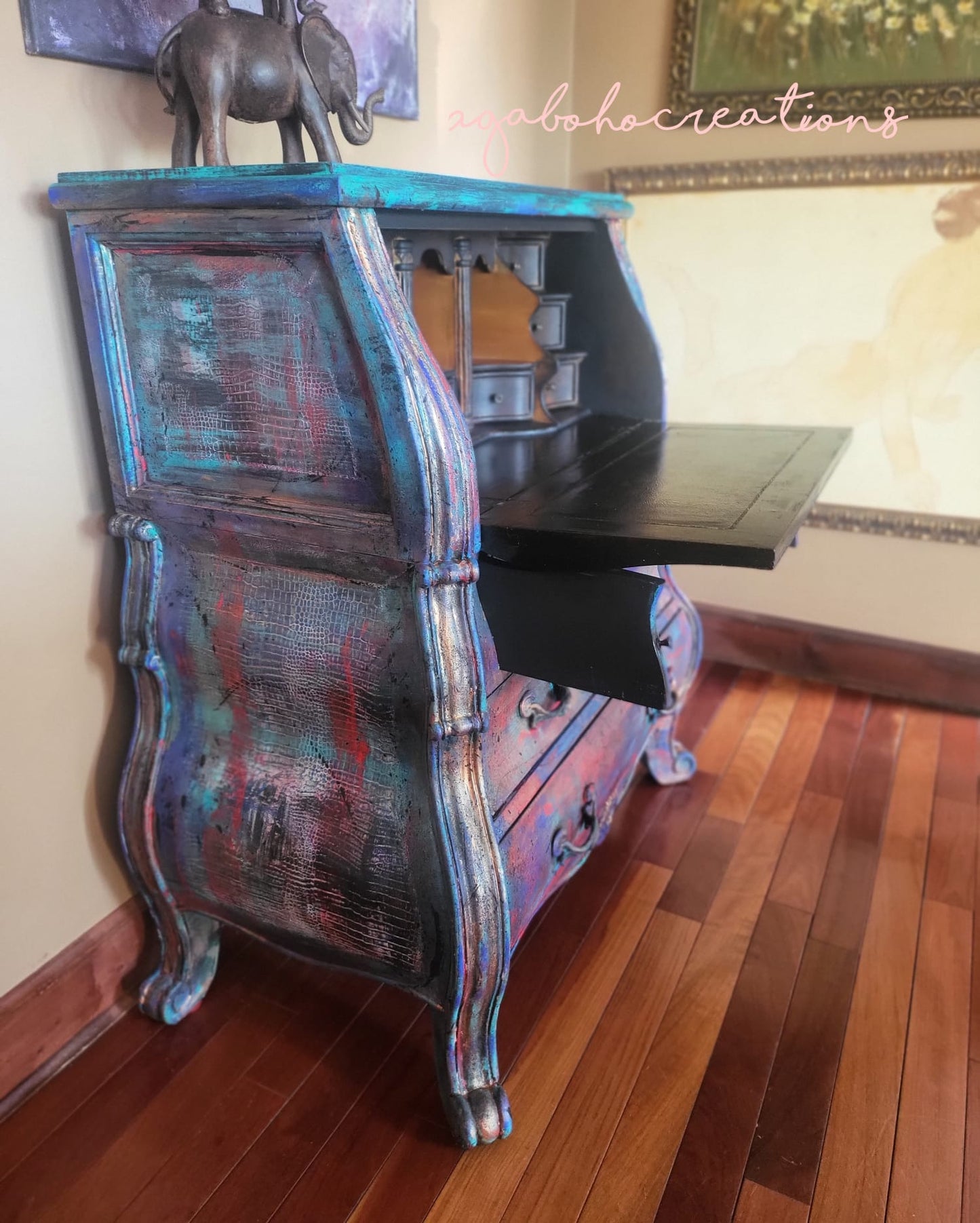 Colorful Dresser Secretary