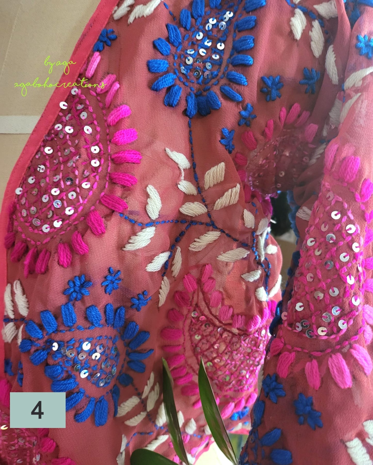 Embroidered Tie Top - All Colors