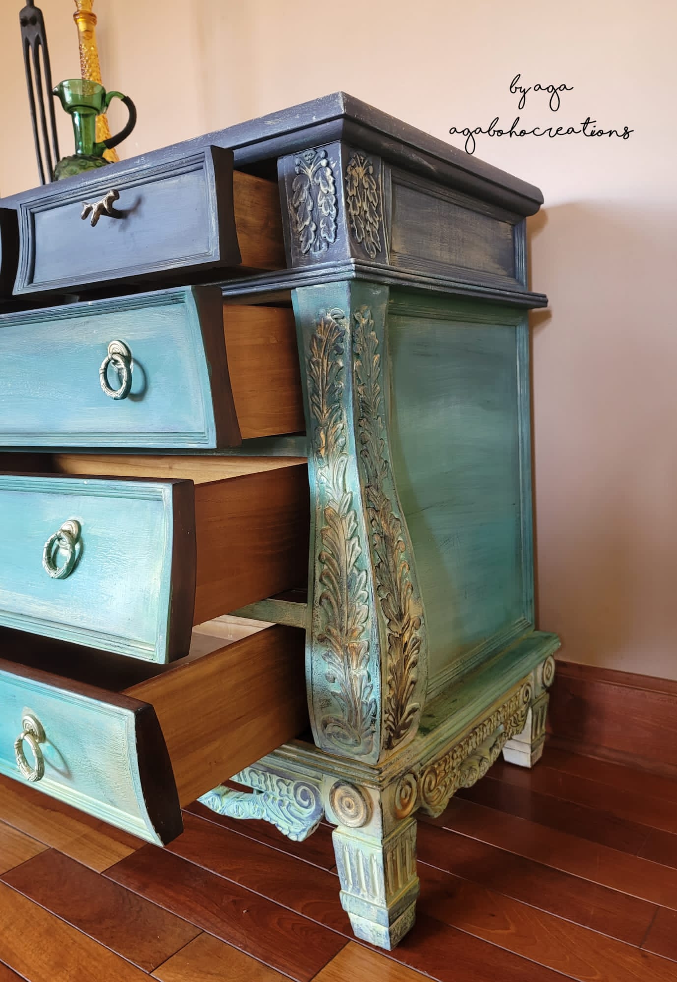 Beachy Inspired Dresser