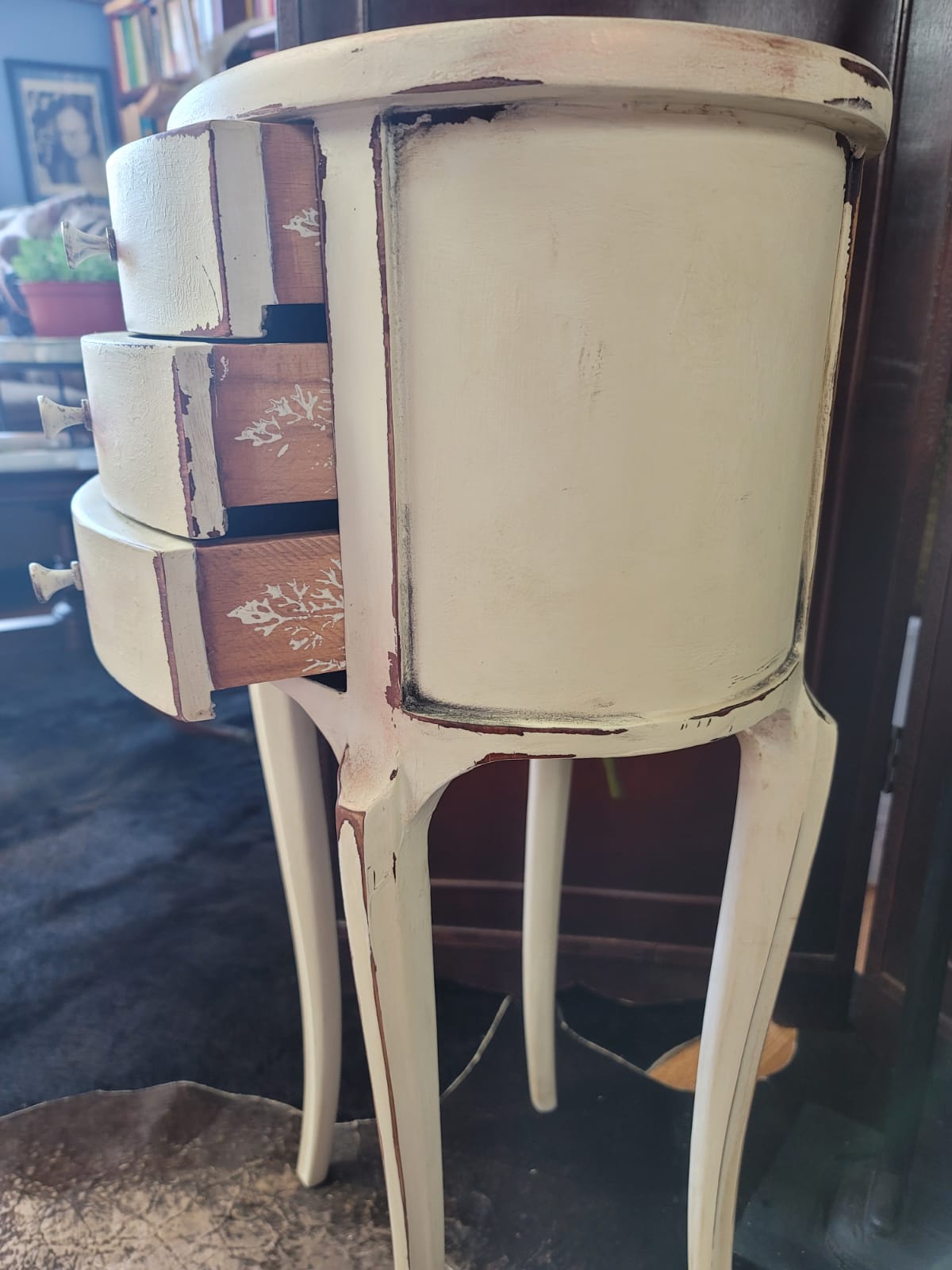 Shabby Chic Vintage End Tables