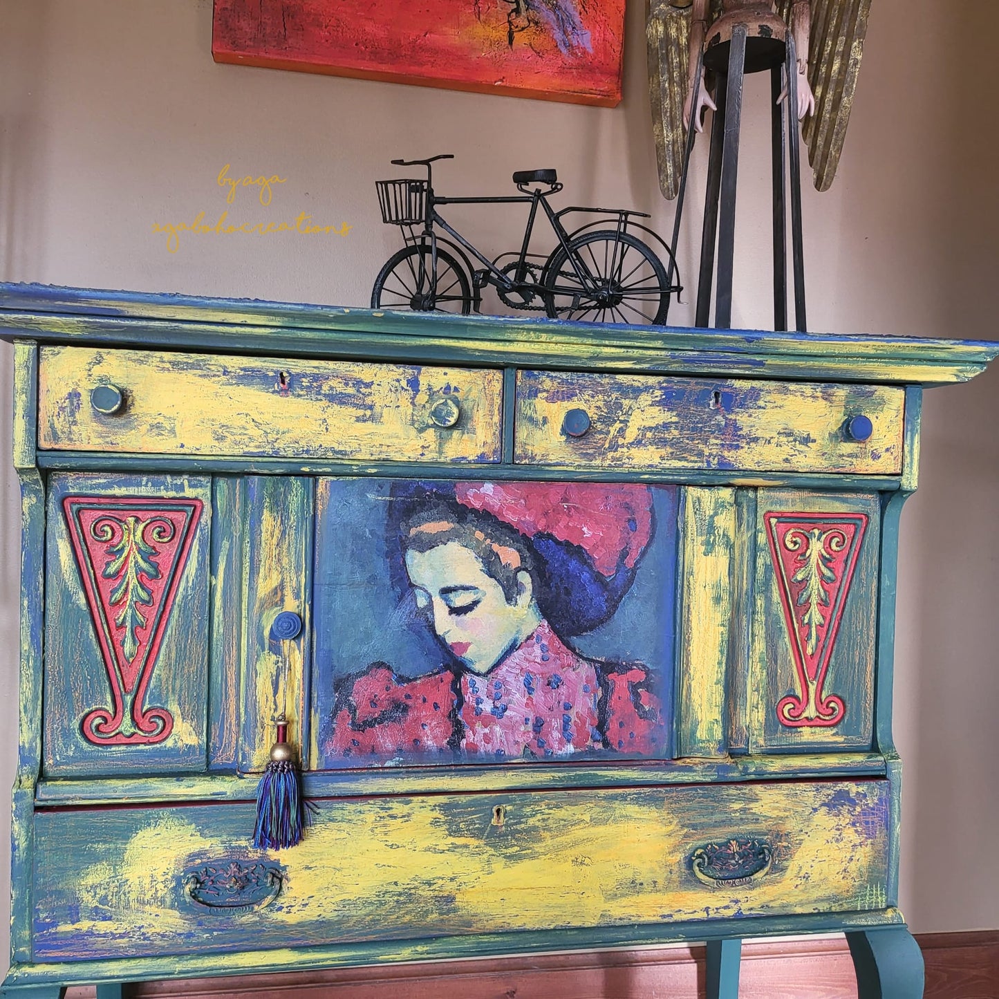 Woman in the Sideboard