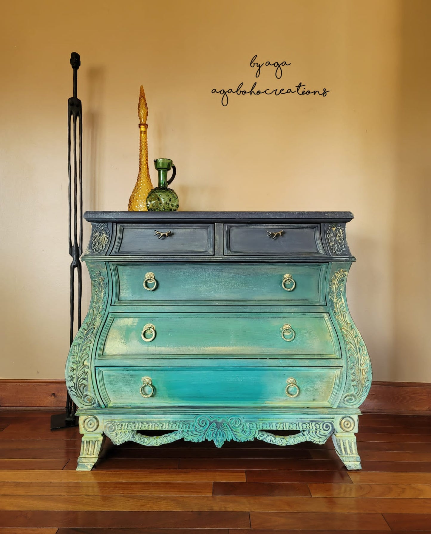 Beachy Inspired Dresser