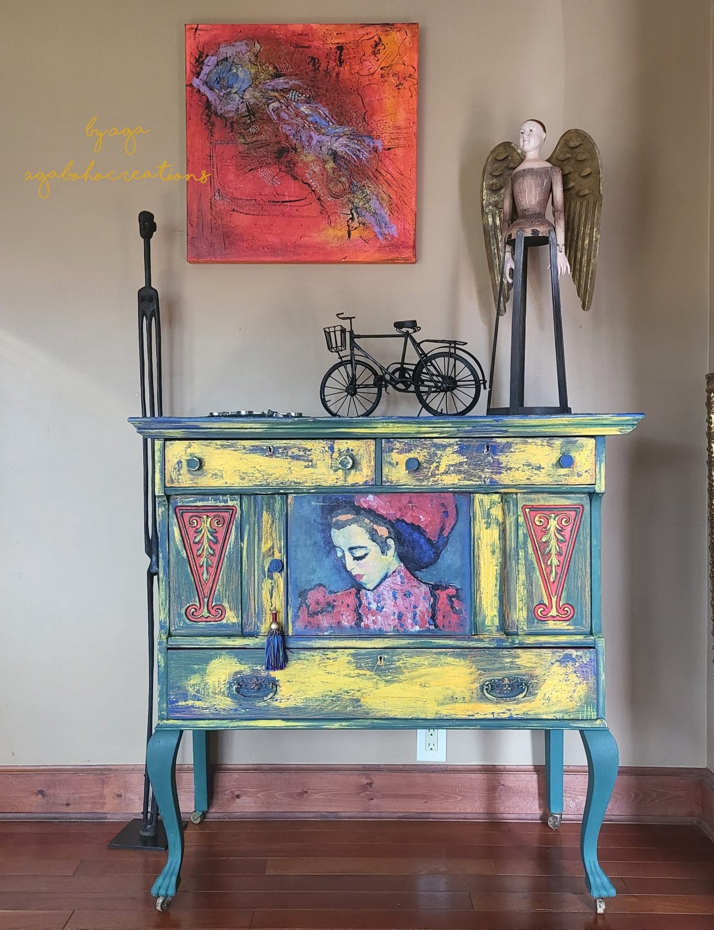Woman in the Sideboard