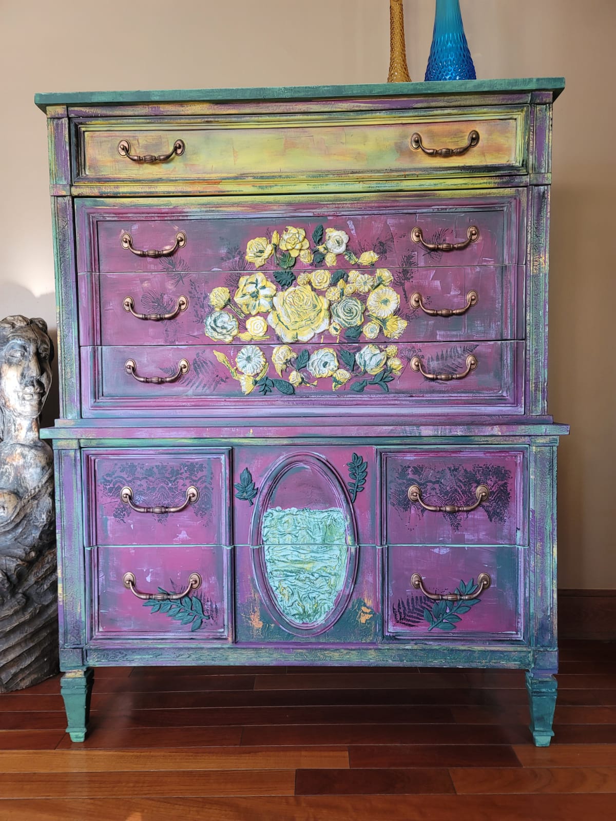 Colorful Funky 6-Drawer Dresser