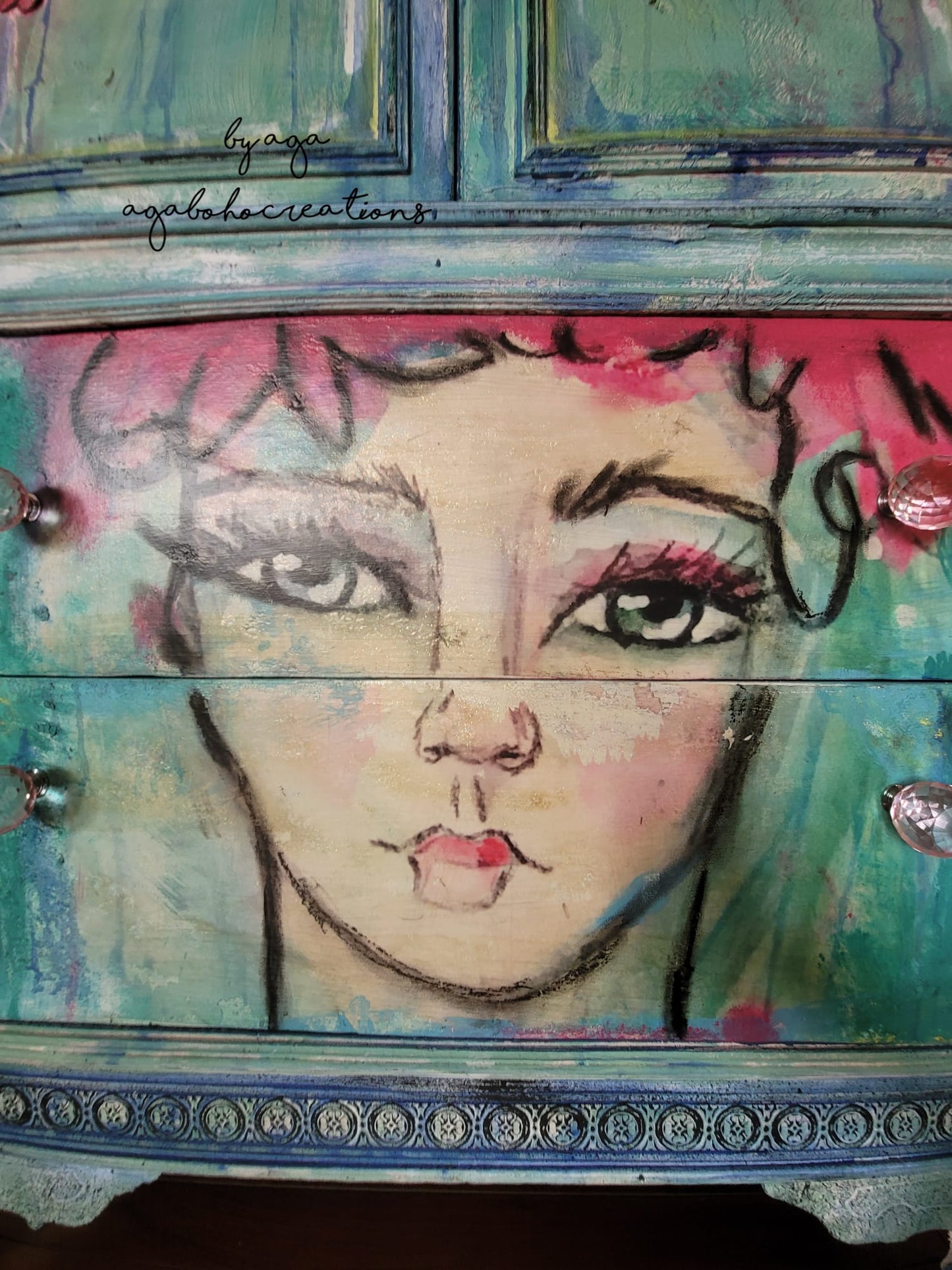 Mermaid Inspired Dresser