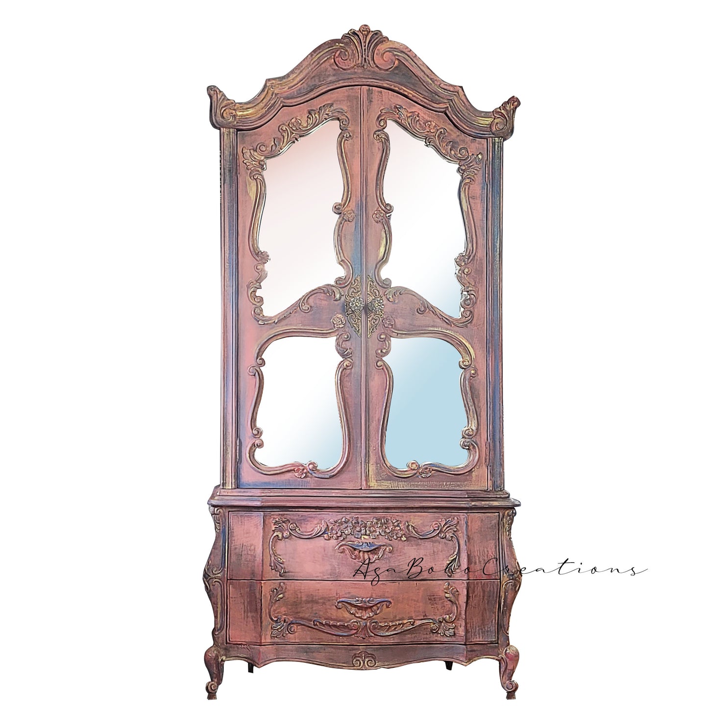 Victorian Mirror Armoire