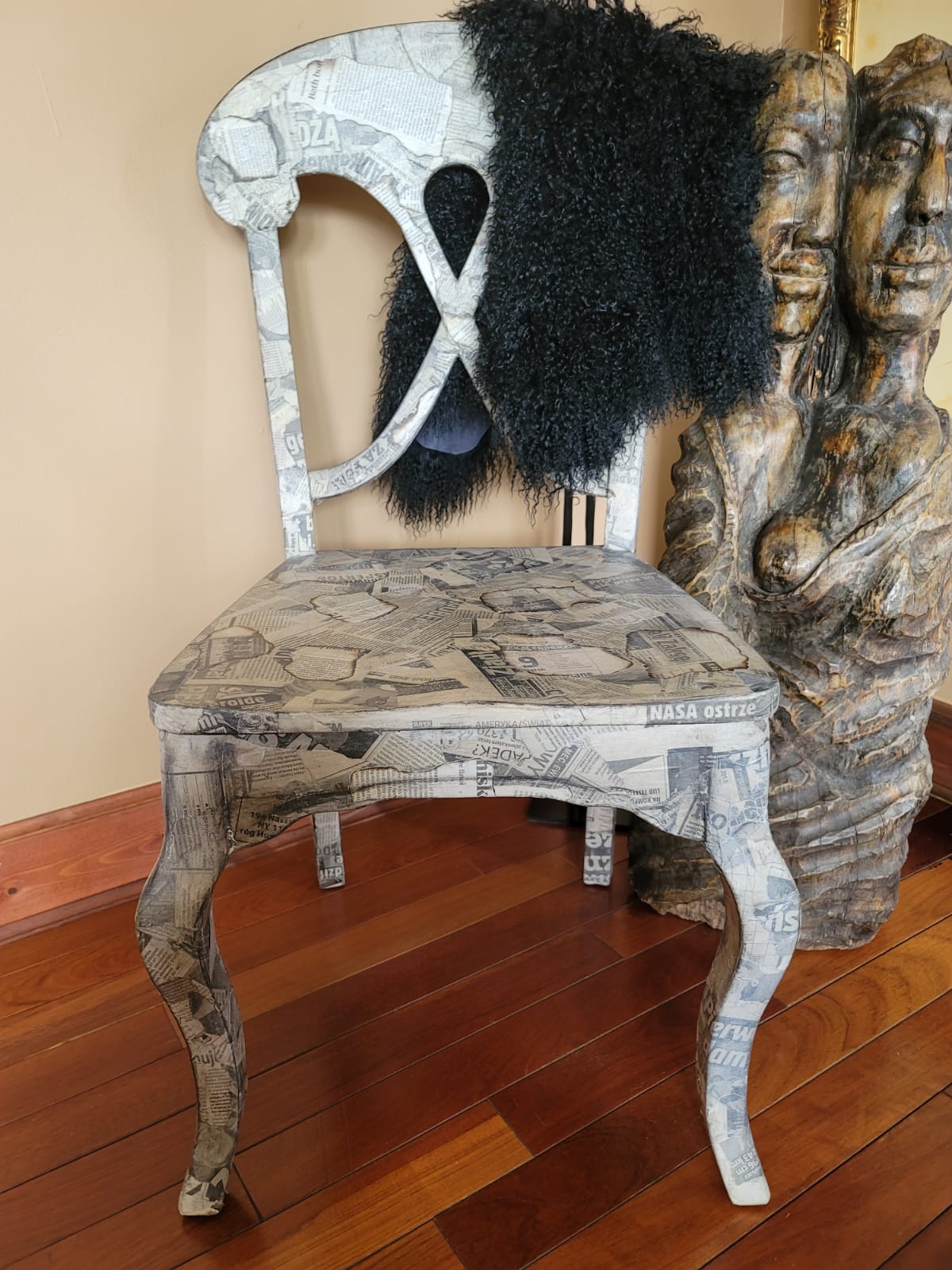 Funky Newspaper Chair