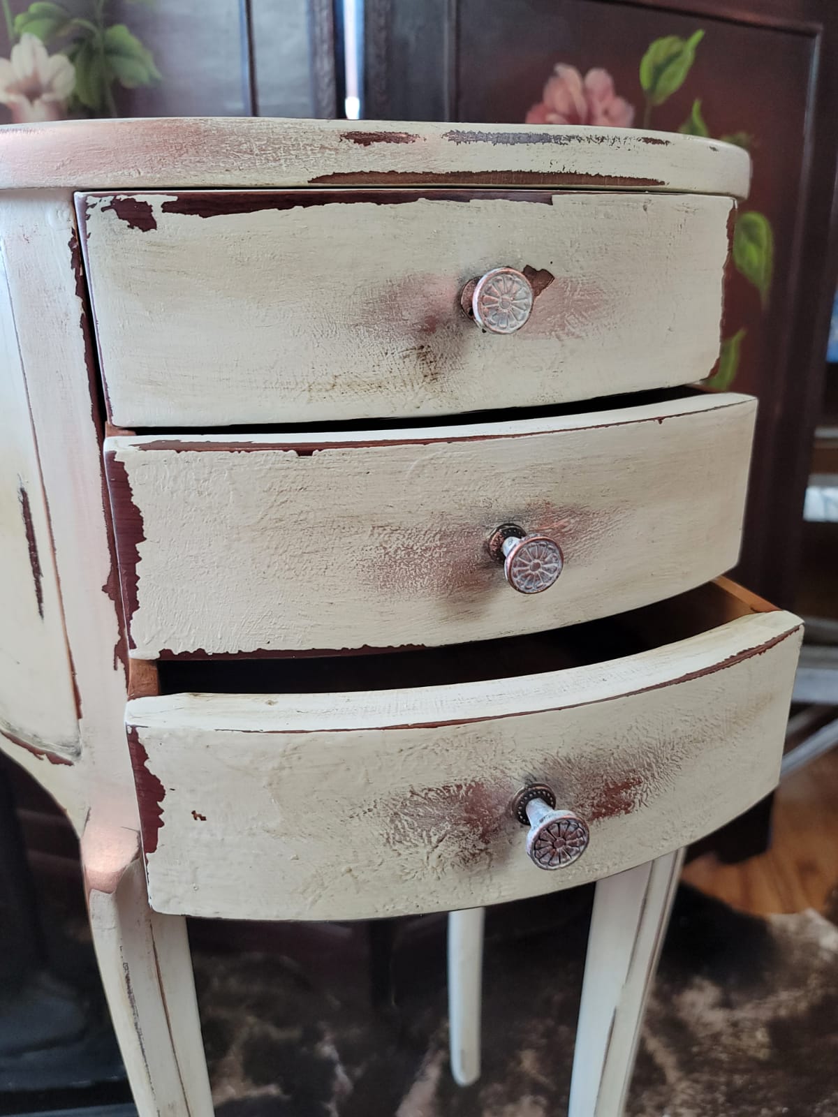 Shabby Chic Vintage End Tables