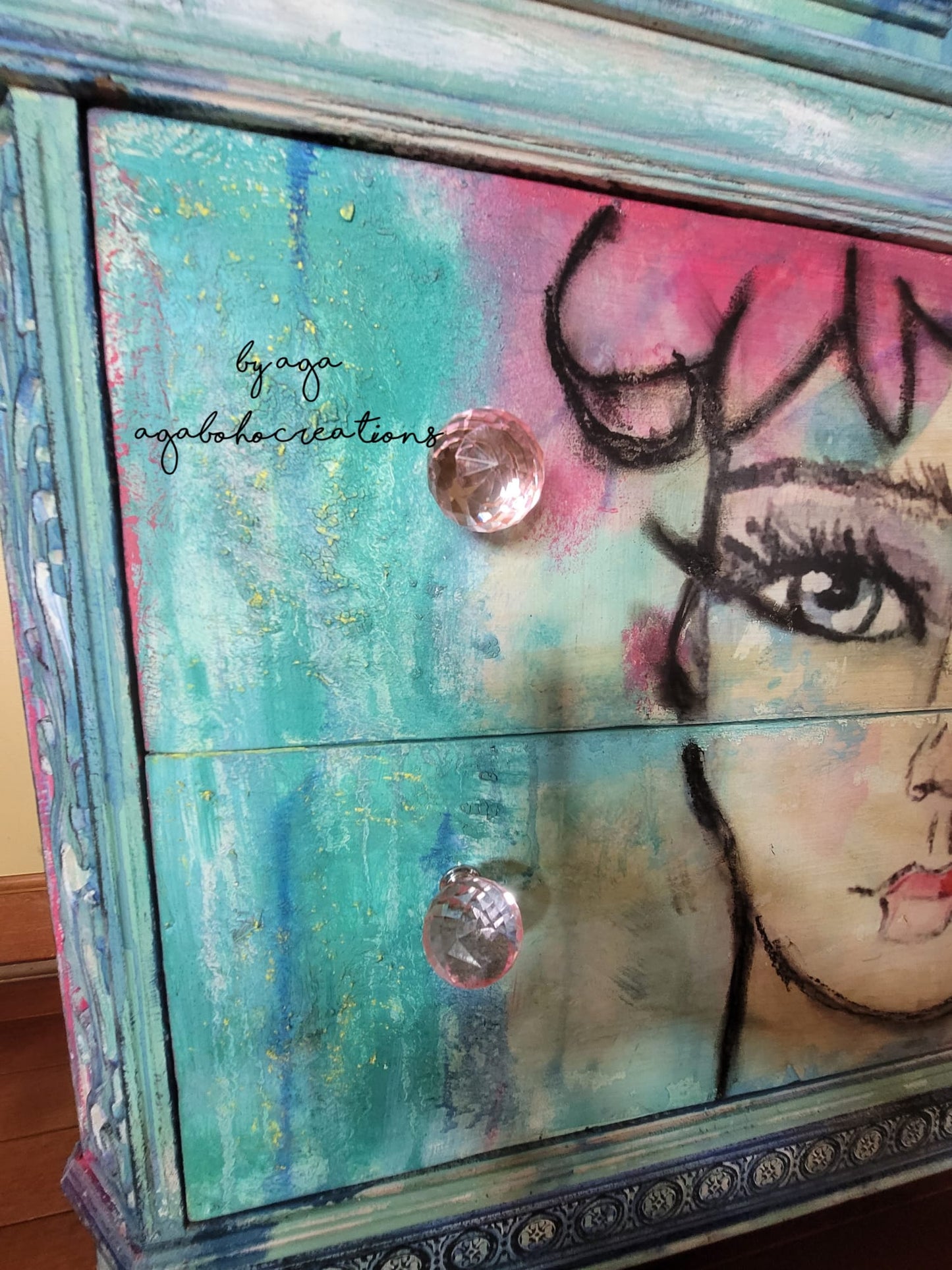 Mermaid Inspired Dresser