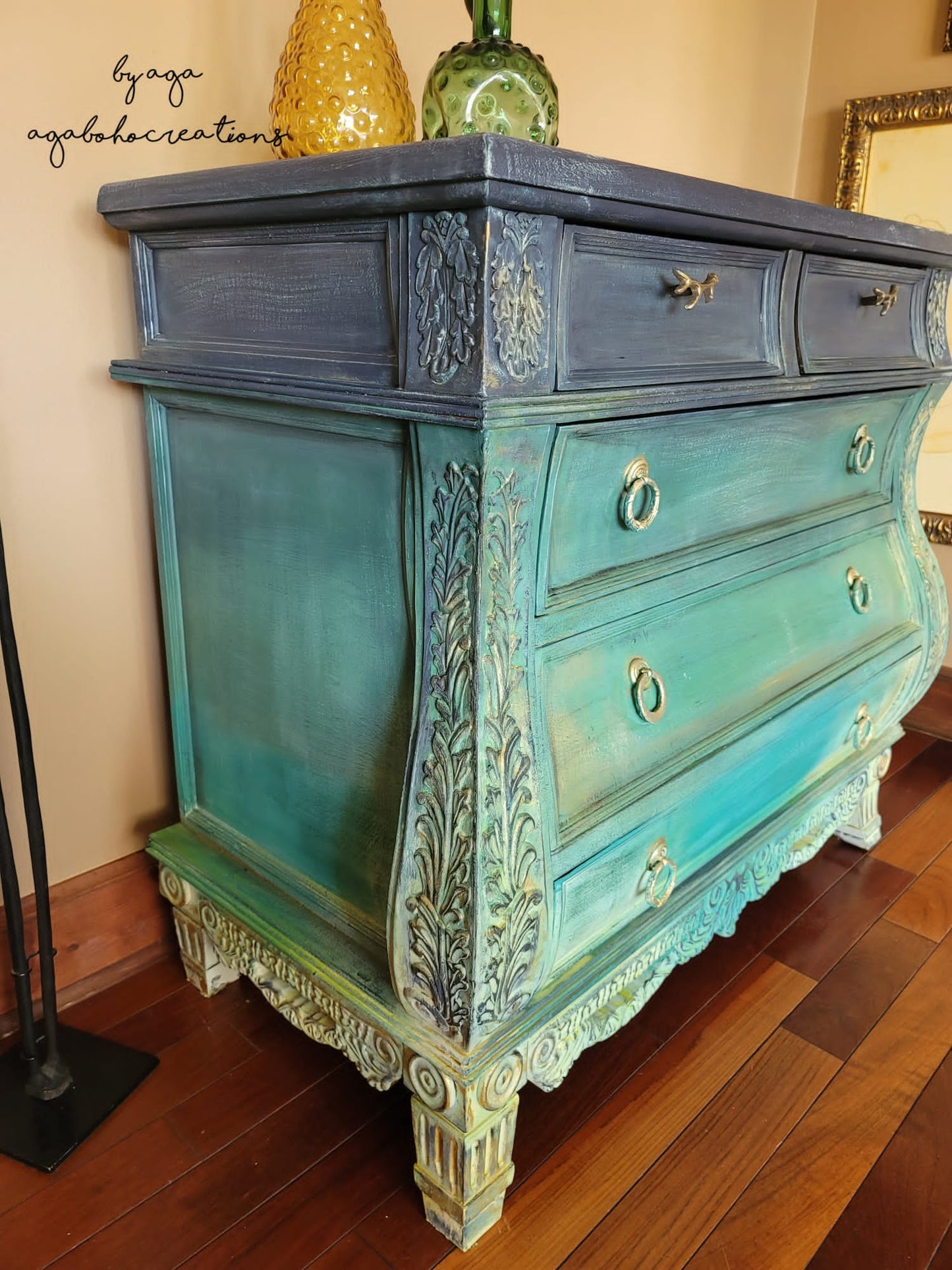 Beachy Inspired Dresser