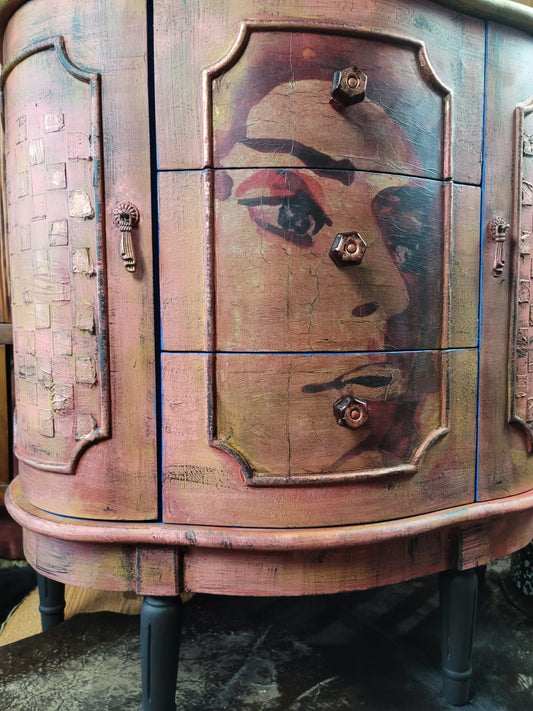 Funky Entry Cabinet