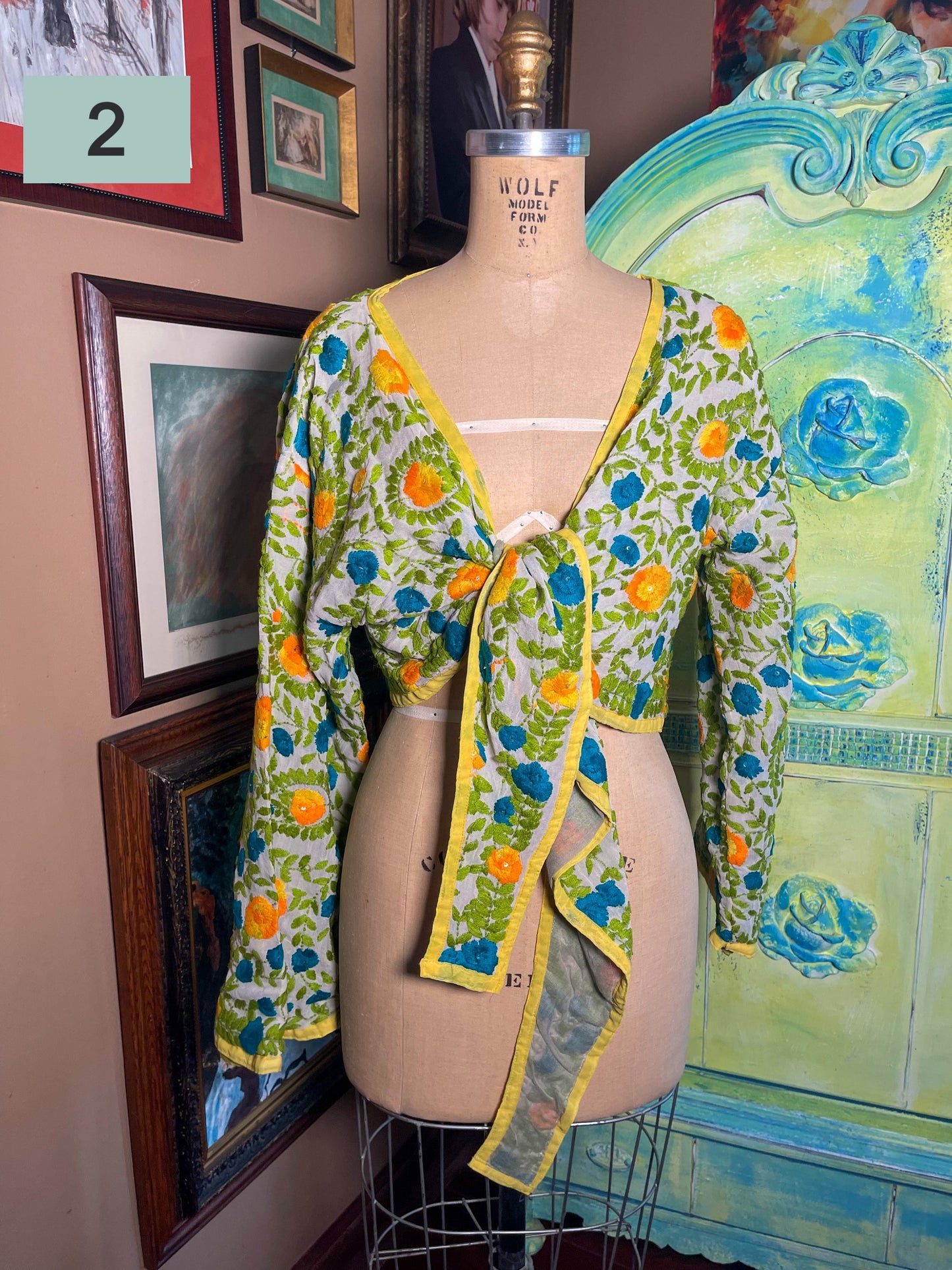 Embroidered Tie Top - All Colors