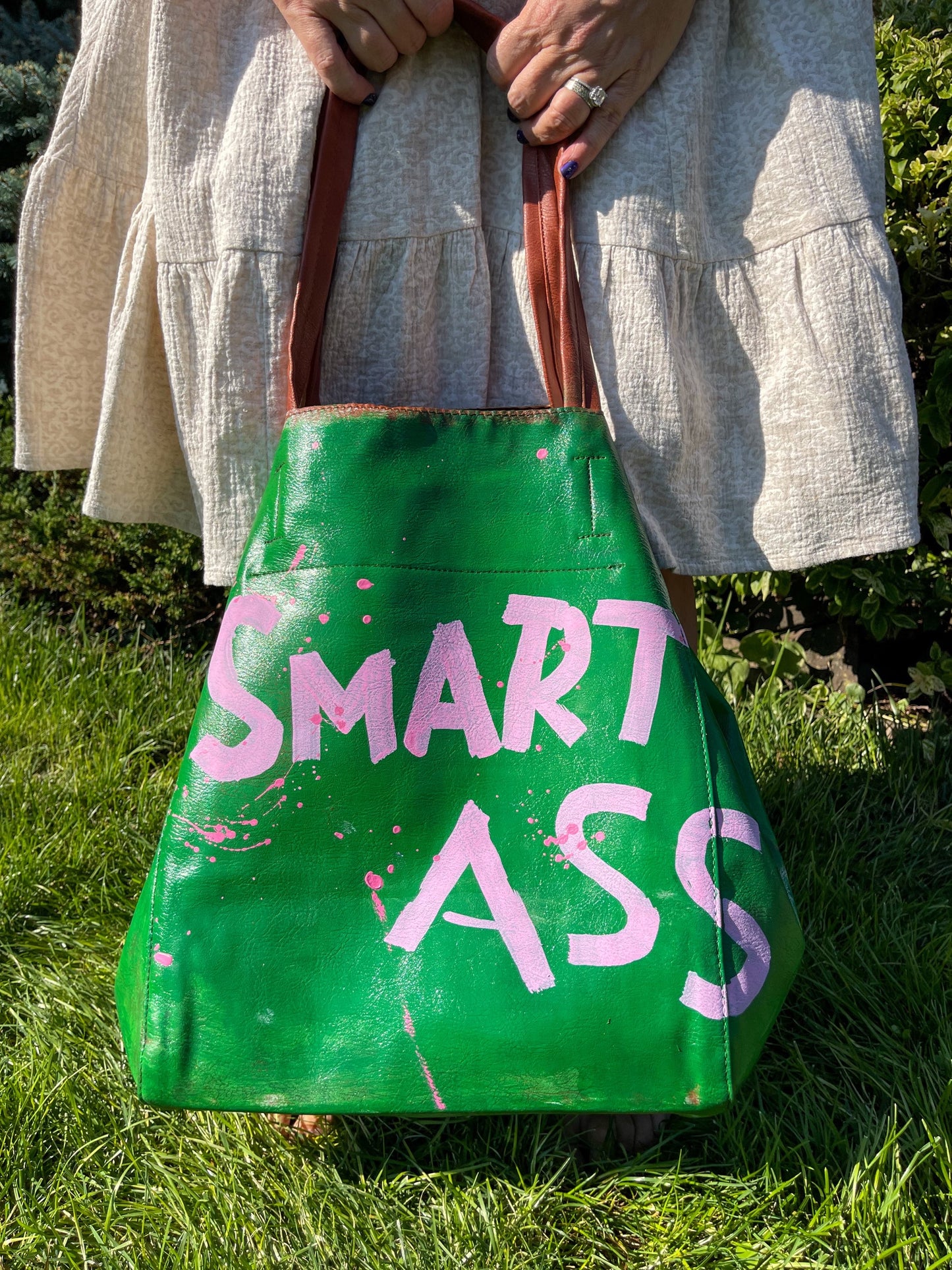 Smart Ass Leather Tote