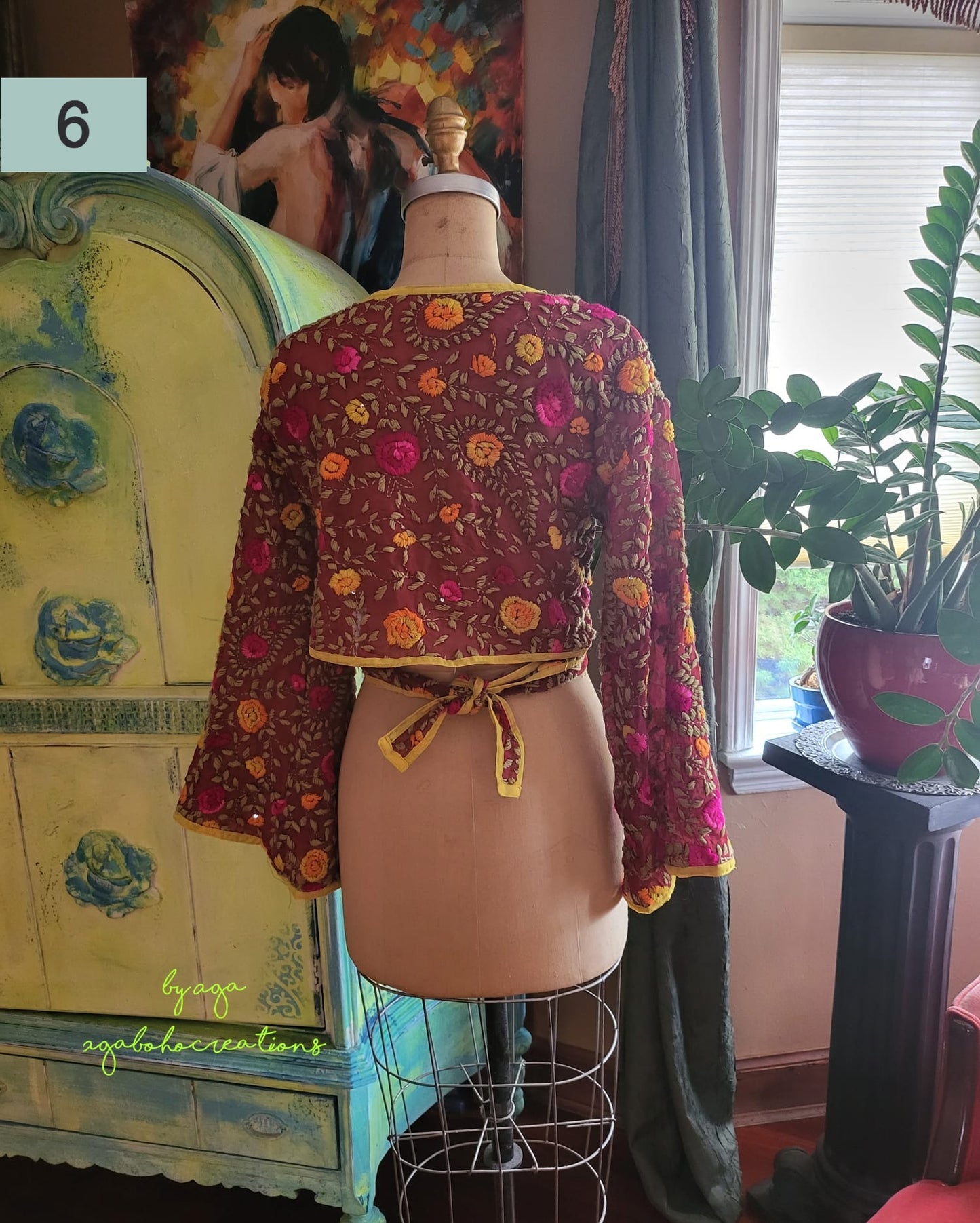 Embroidered Tie Top - All Colors