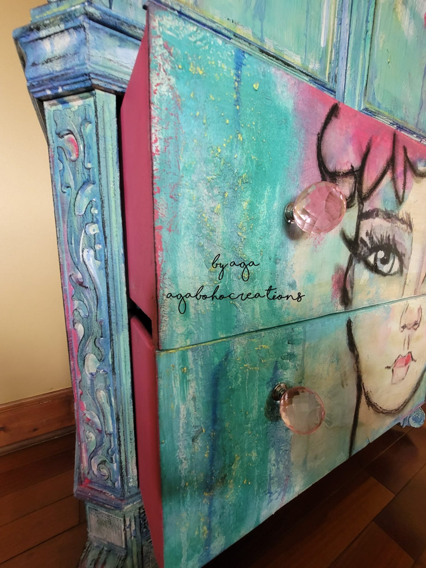 Mermaid Inspired Dresser